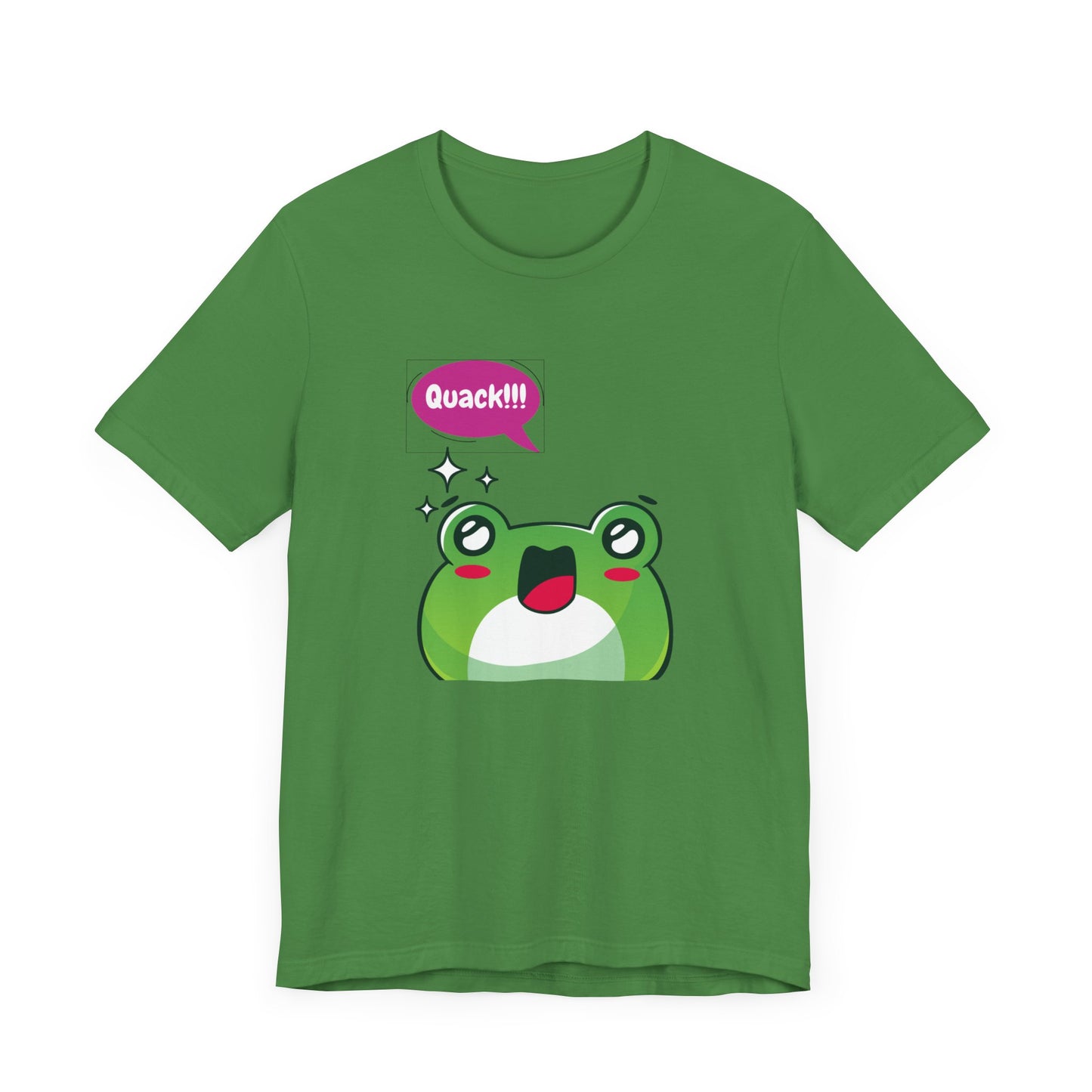 Kawaii Frog Quack Unisex Jersey Short Sleeve Tee