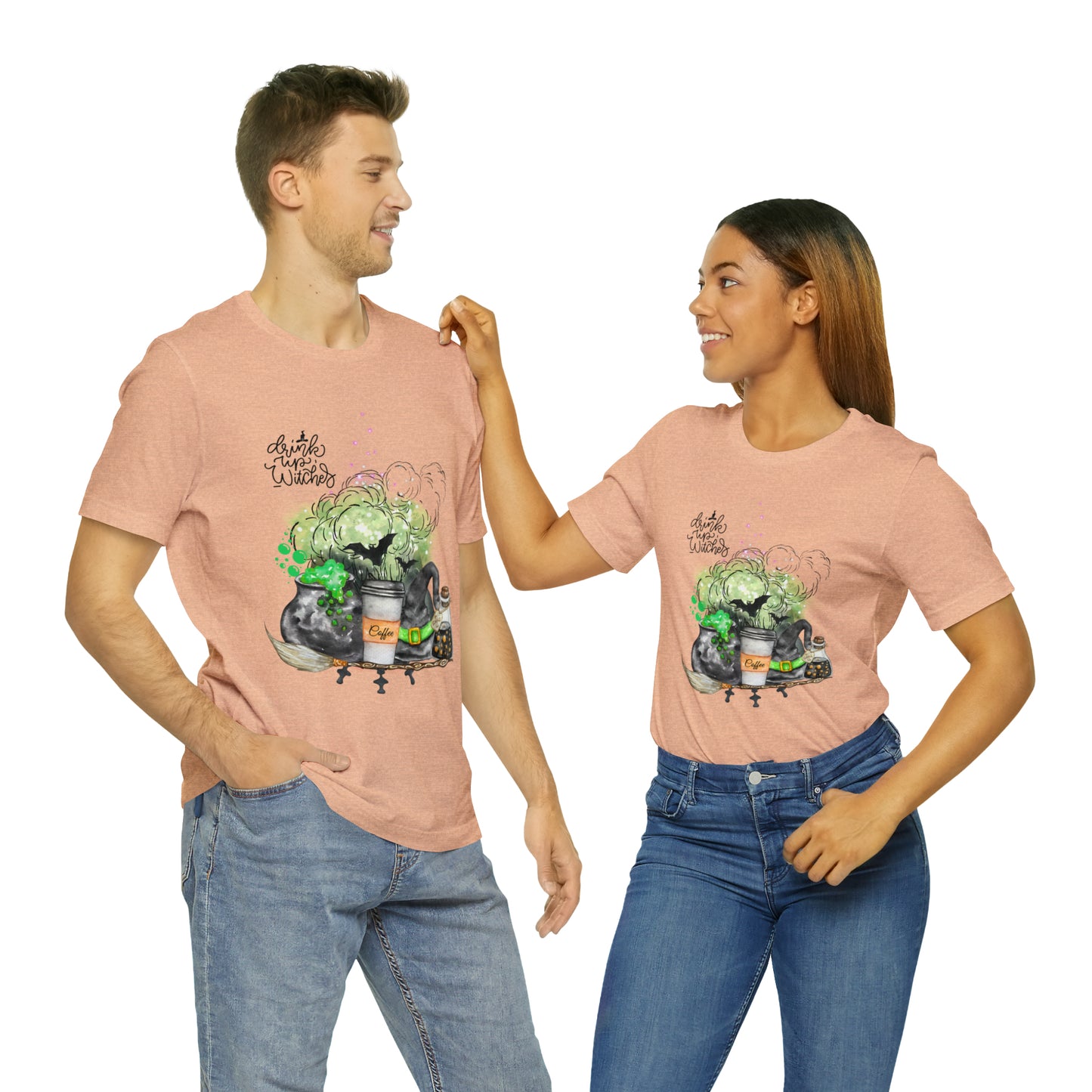 Halloween Witch Unisex Jersey Short Sleeve Tee