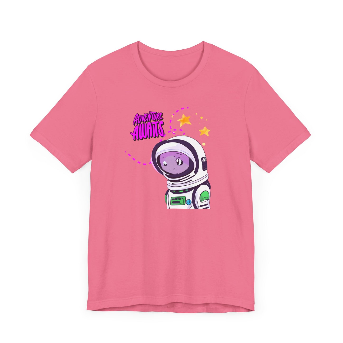 Adventure awaits Cute Alien Unisex Jersey Short Sleeve Tee