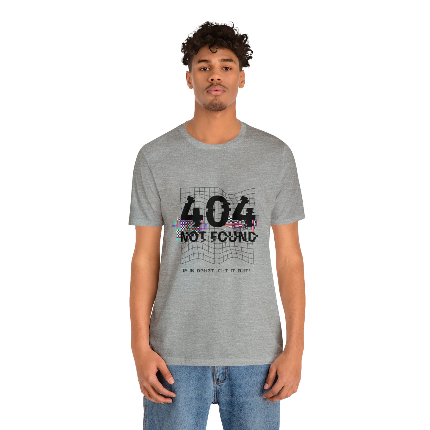 404 Not found Unisex Jersey Short Sleeve Tee