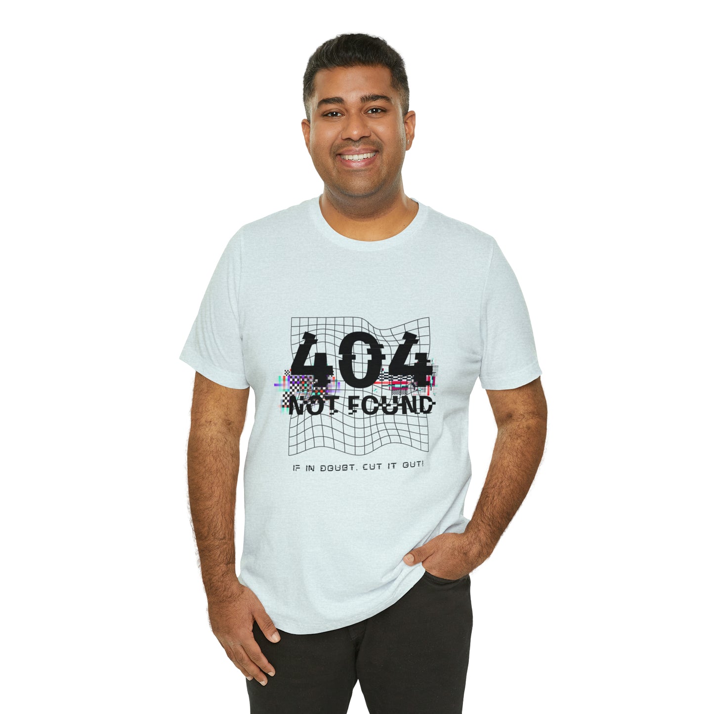 404 Not found Unisex Jersey Short Sleeve Tee