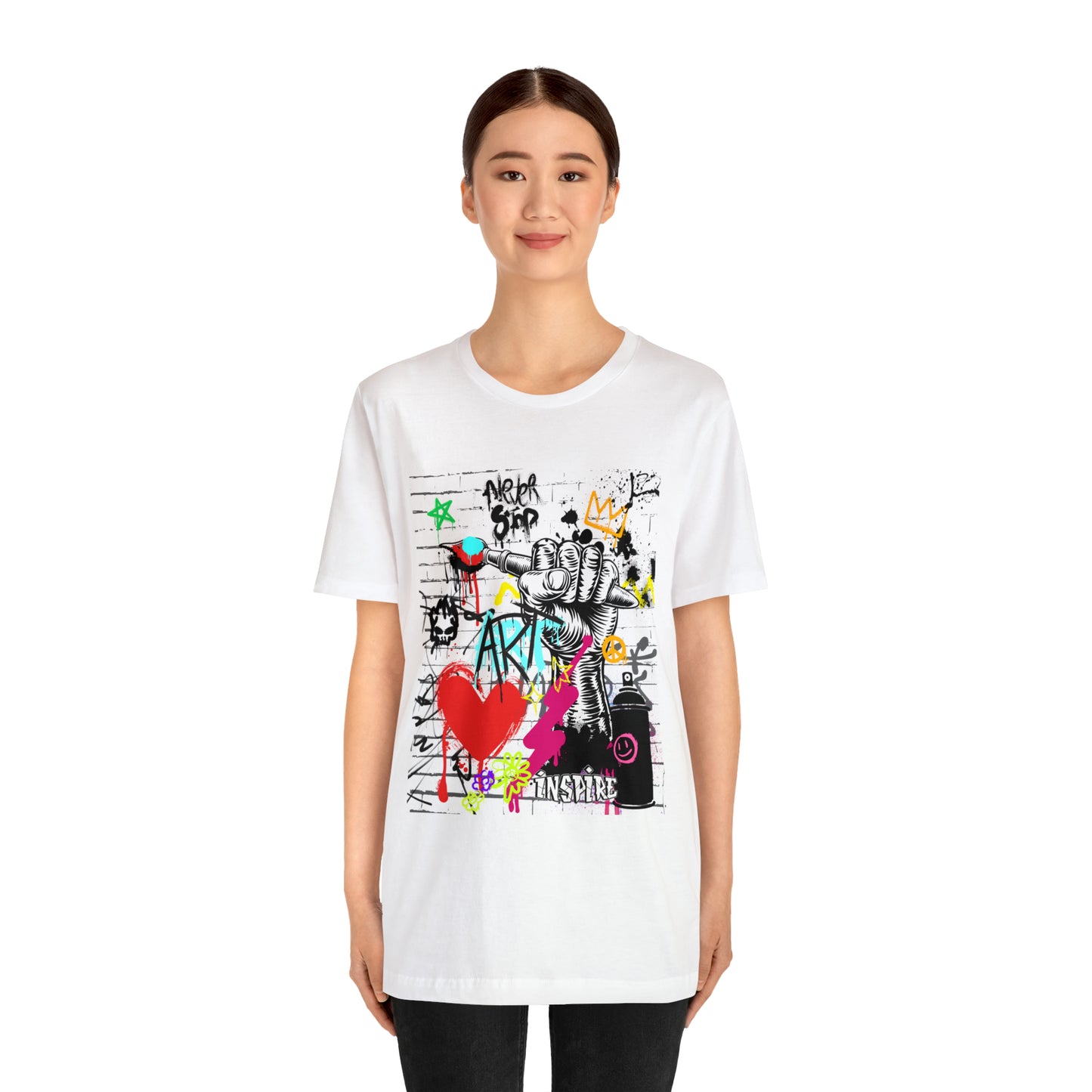 Artist graffiti urban Unisex Jersey Short Sleeve Tee