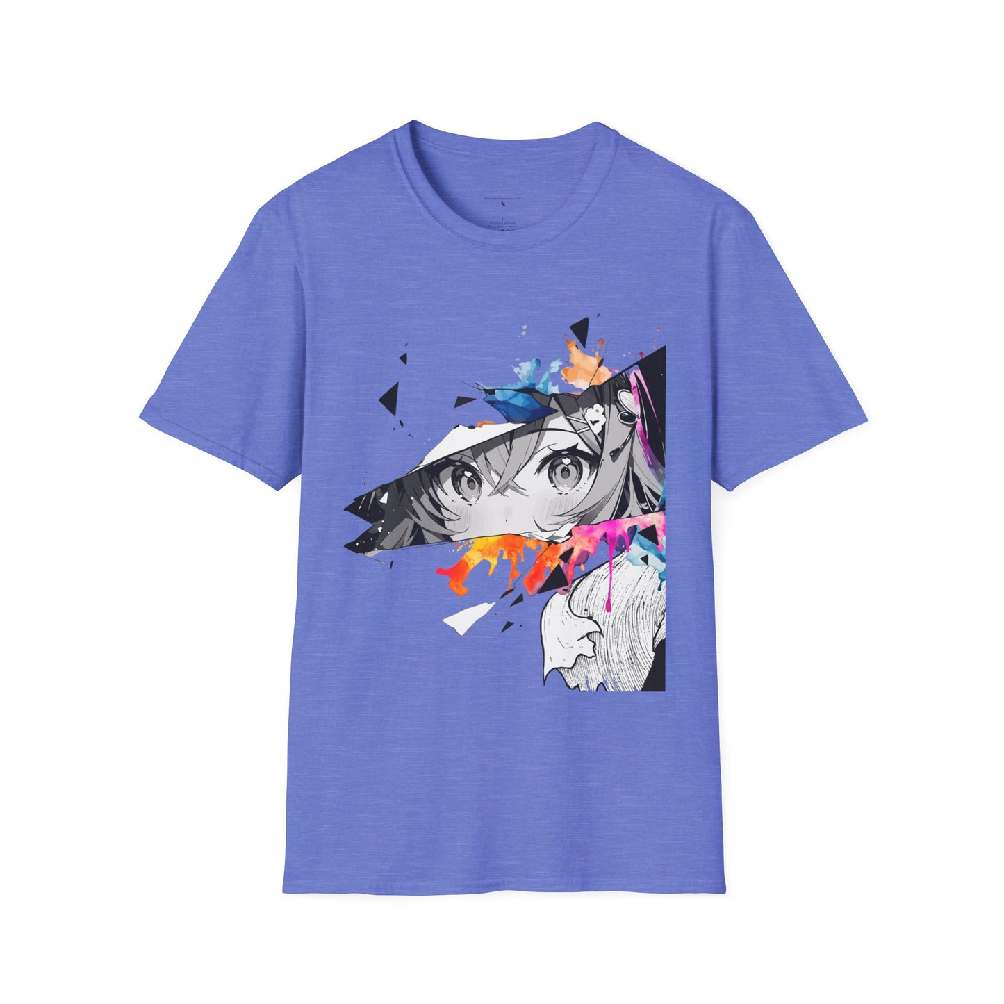 Anime girl Unisex Softstyle T-Shirt