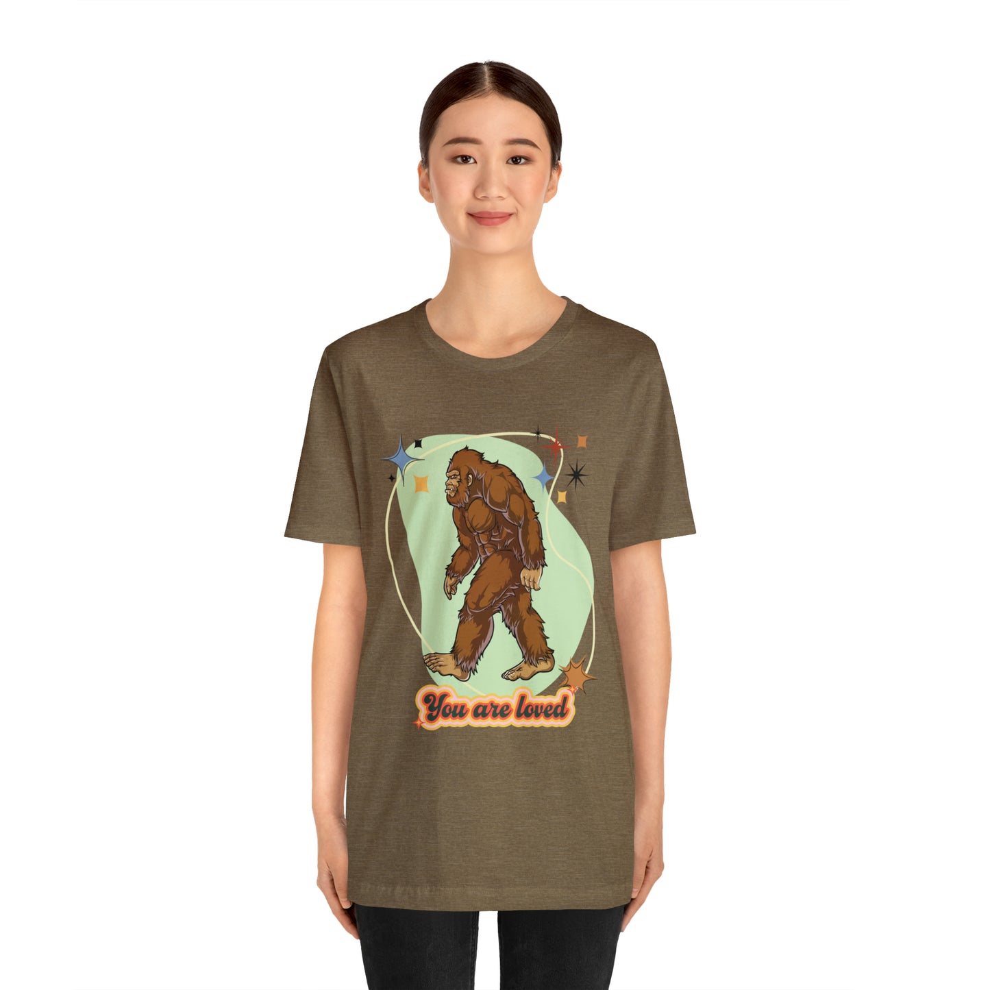 Bigfoot You are loved Unisex Jersey Short Sleeve Tee