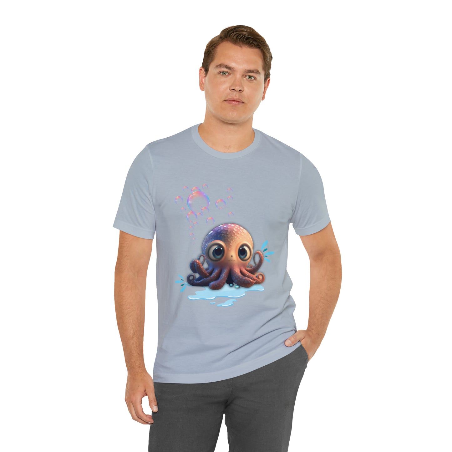 Kawaii Octopus Unisex Jersey Short Sleeve Tee