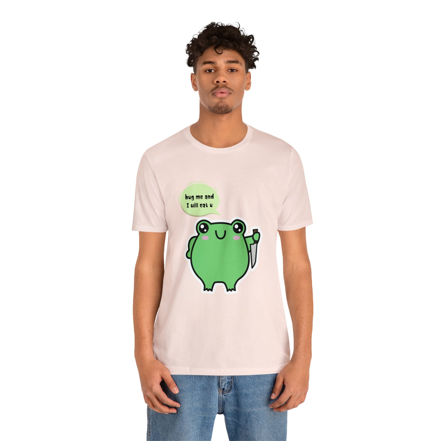 Frog kawaii cute Unisex Jersey Short Sleeve Tee