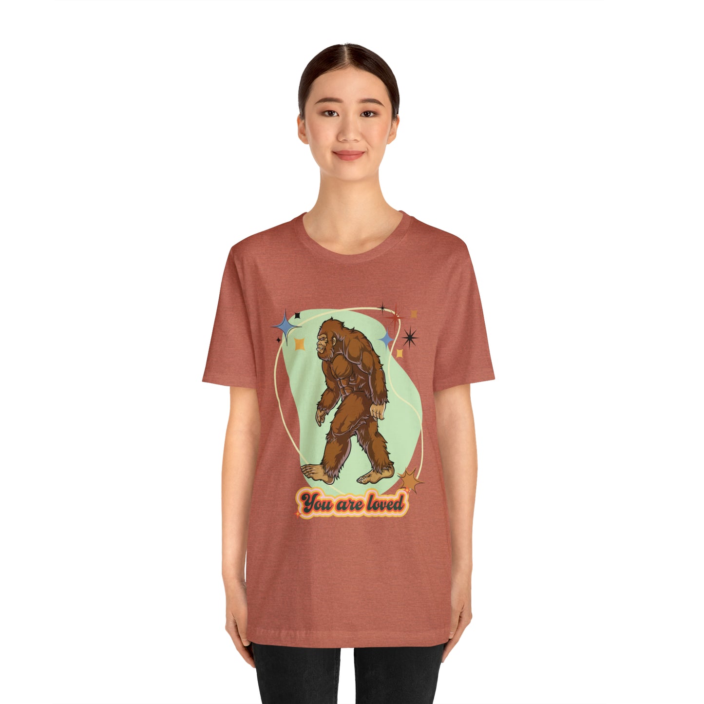 Bigfoot You are loved Unisex Jersey Short Sleeve Tee