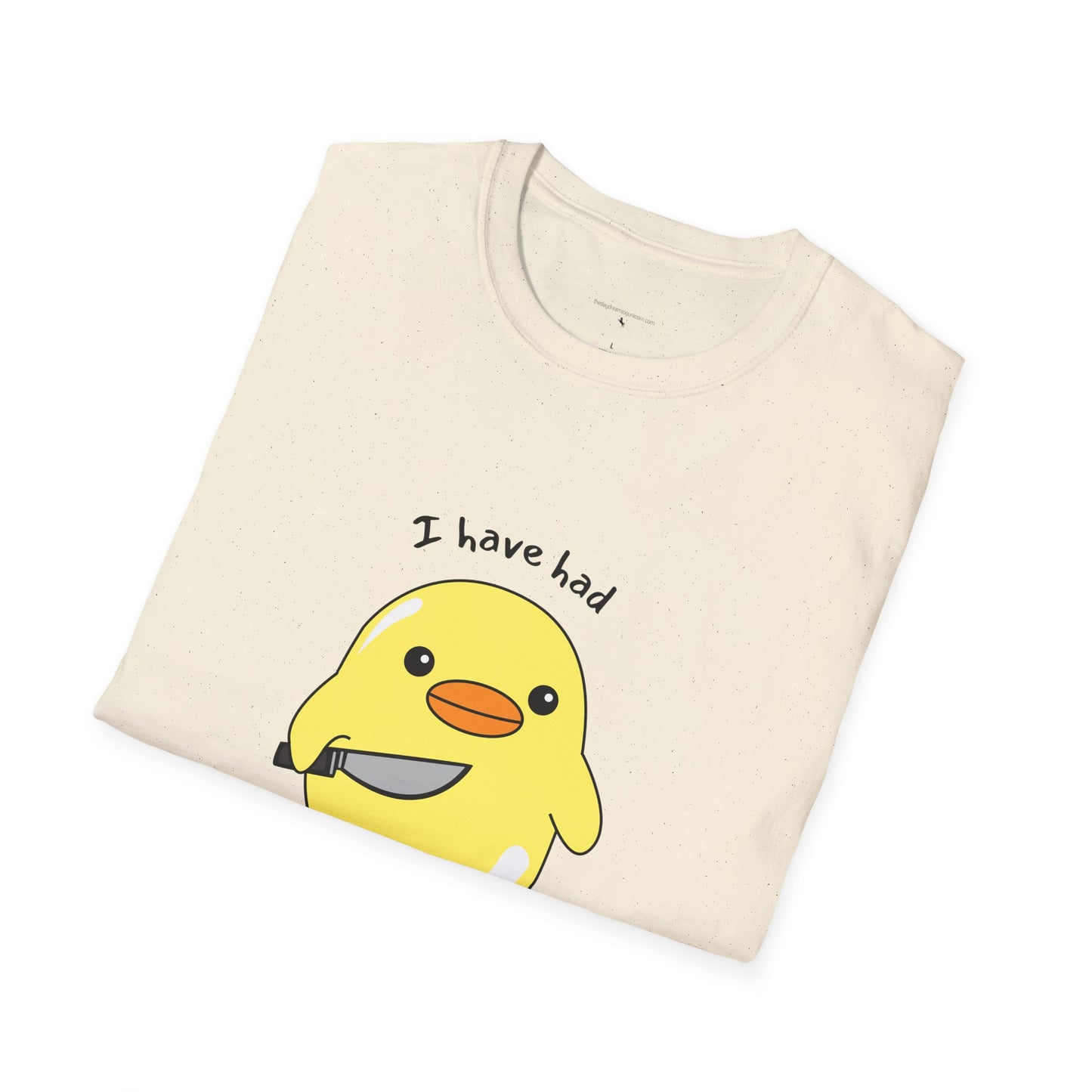 Cute Angry Chick Unisex Softstyle T-Shirt