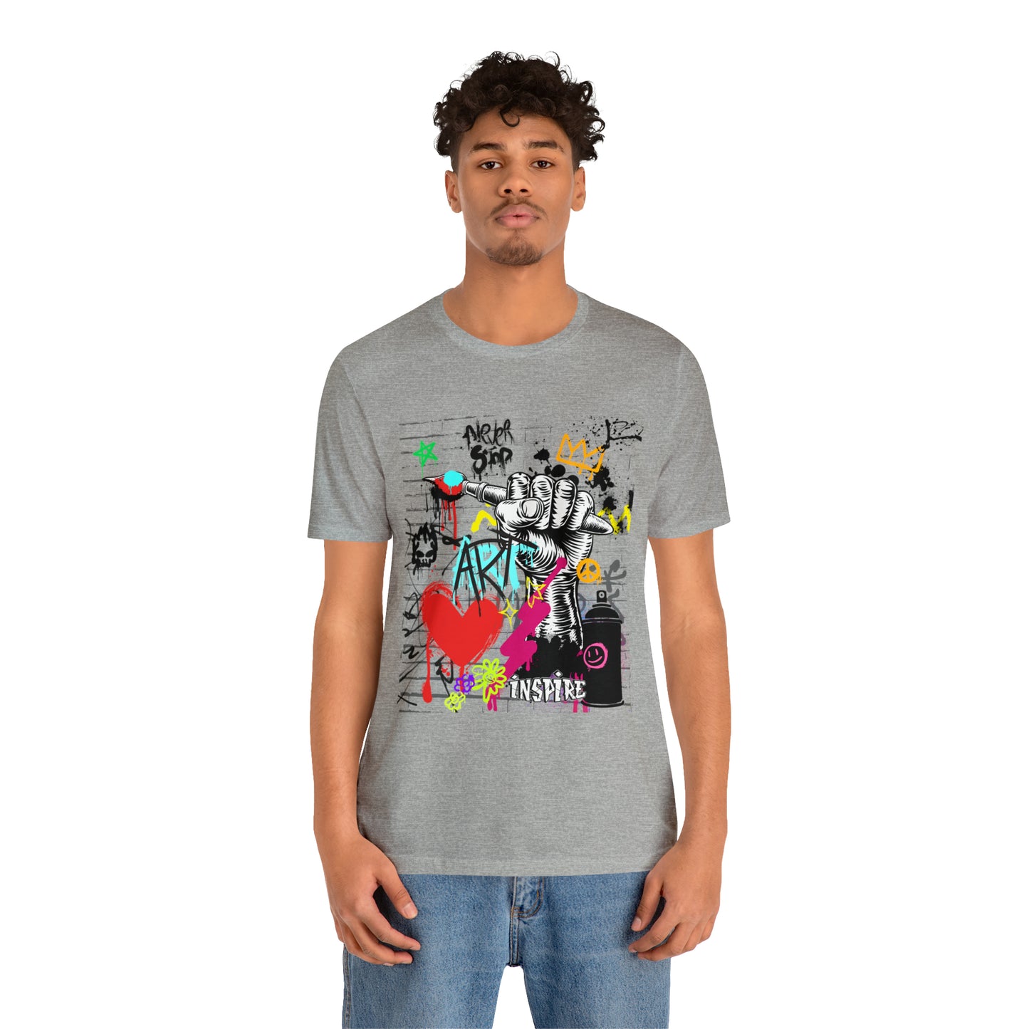 Artist graffiti urban Unisex Jersey Short Sleeve Tee