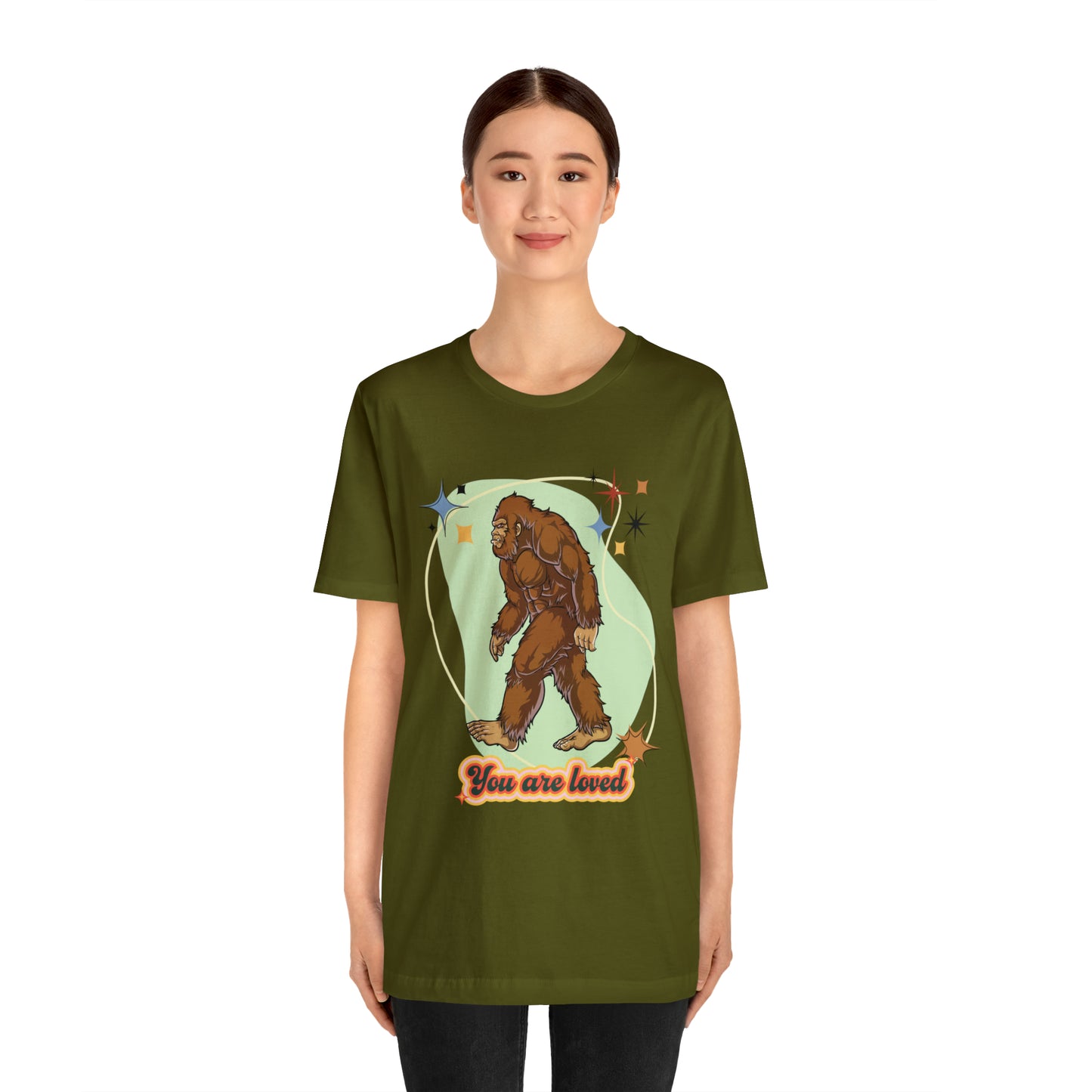 Bigfoot You are loved Unisex Jersey Short Sleeve Tee