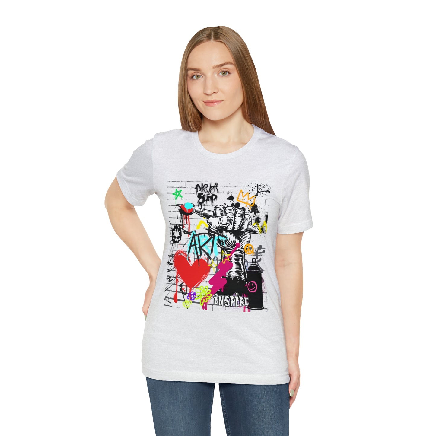 Artist graffiti urban Unisex Jersey Short Sleeve Tee