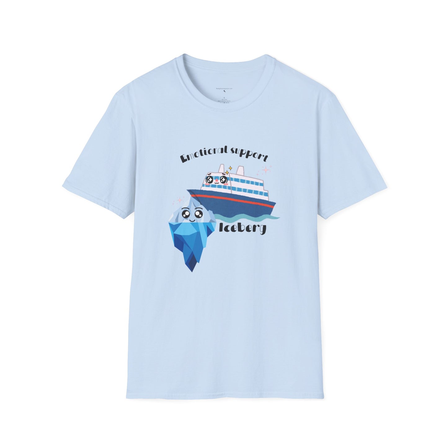 Emotional support Iceberg Unisex Softstyle T-Shirt