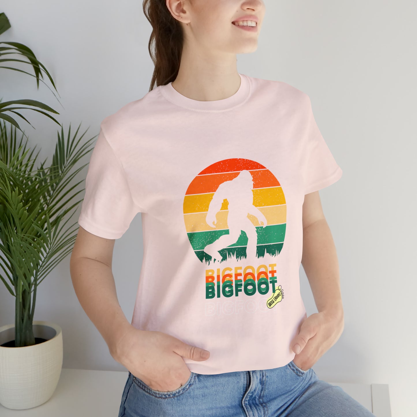 Bigfoot retro Unisex Jersey Short Sleeve Tee