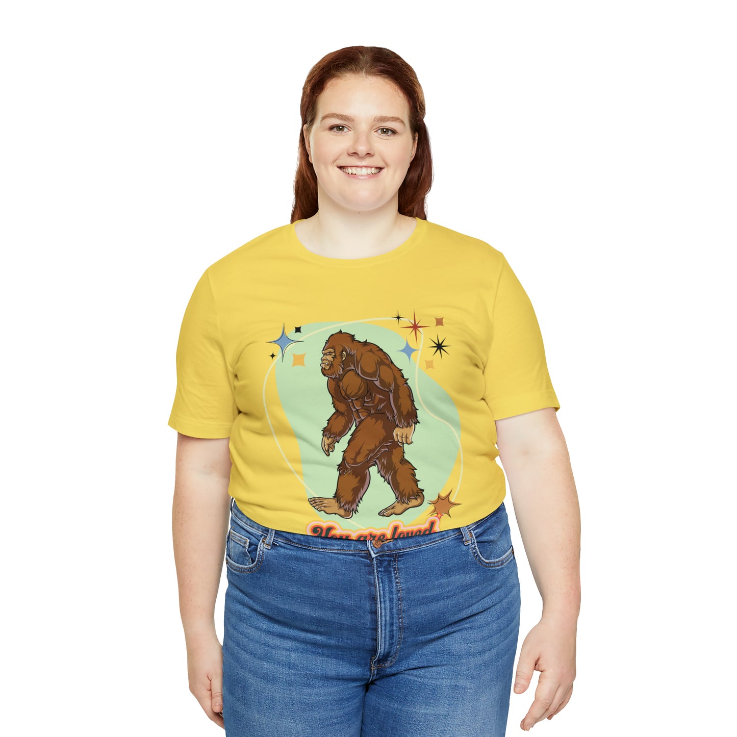 Bigfoot You are loved Unisex Jersey Short Sleeve Tee