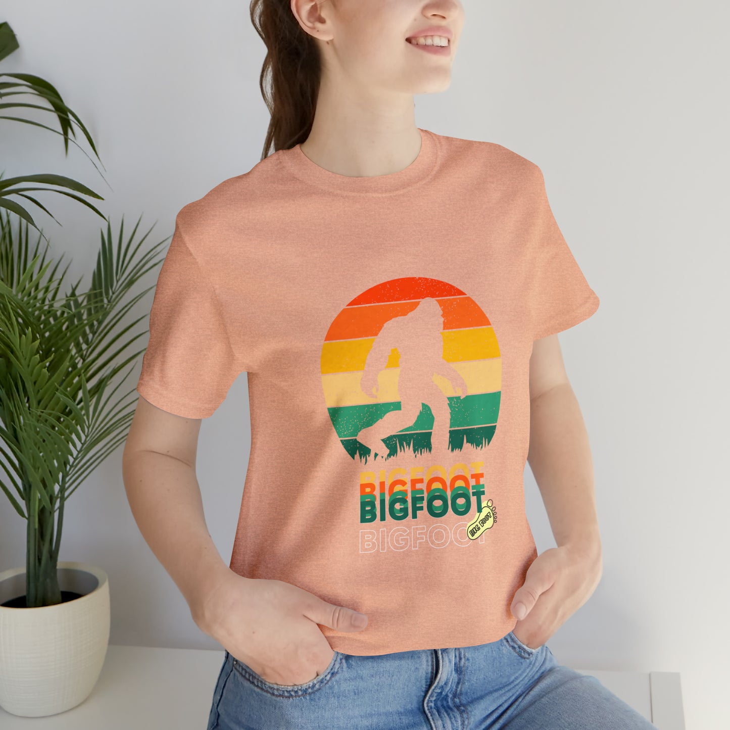 Bigfoot retro Unisex Jersey Short Sleeve Tee