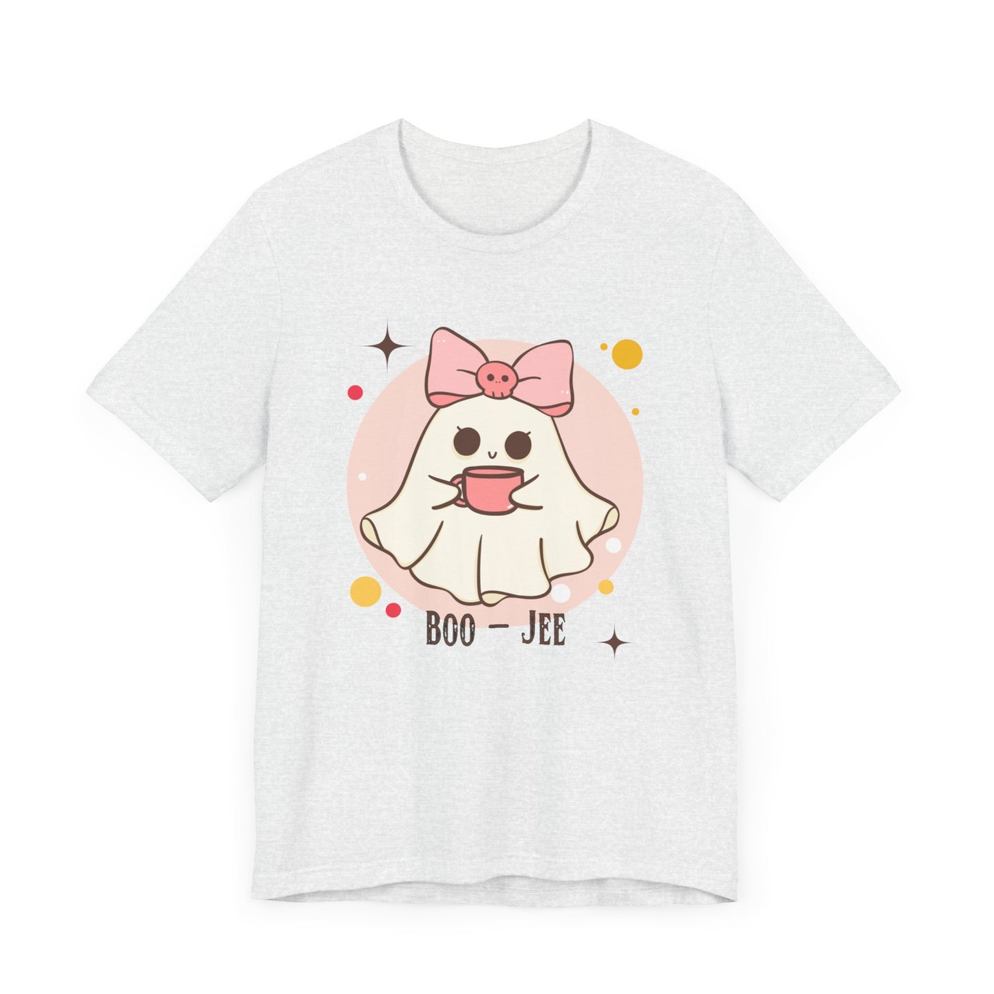 Kawaii coffee ghost Unisex Jersey Short Sleeve Tee