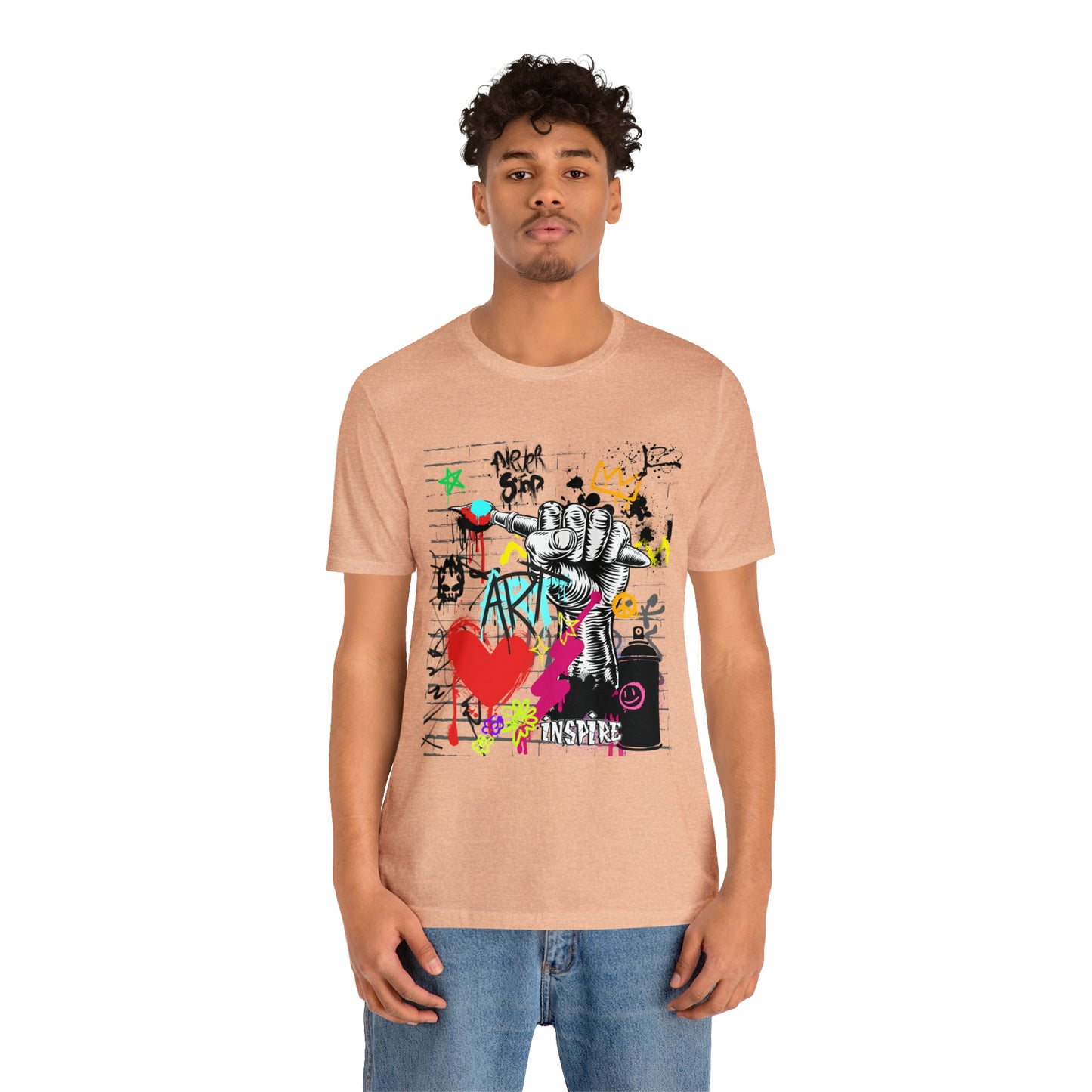 Artist graffiti urban Unisex Jersey Short Sleeve Tee