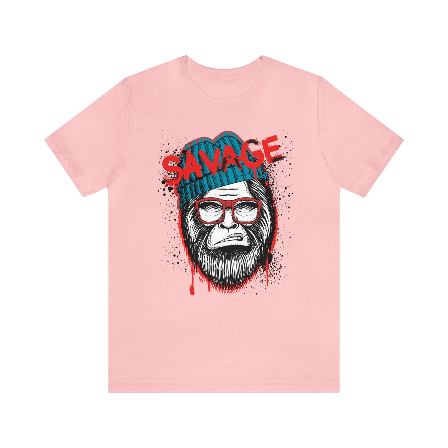 Bigfoot Savage graffiti urban Unisex Jersey Short Sleeve Tee