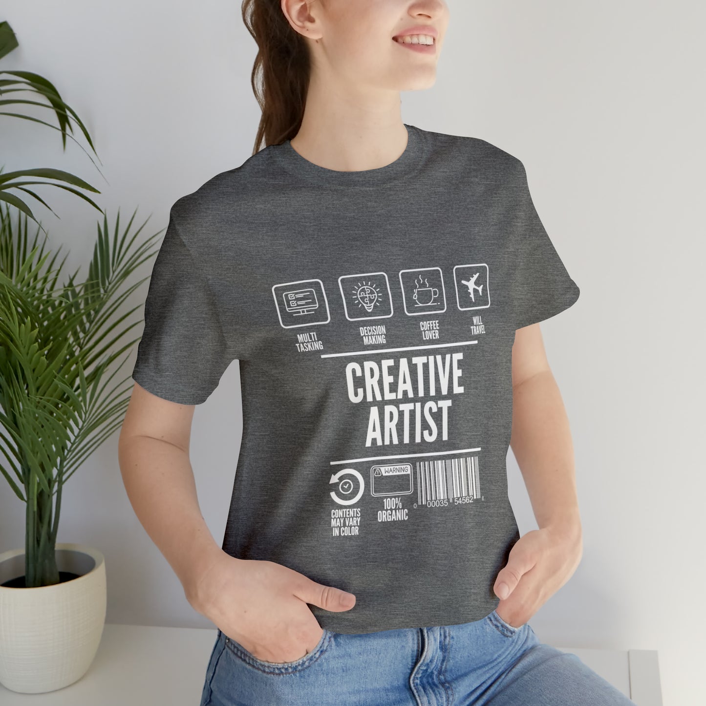 Creative Artist urban streetwear Unisex Jersey Short Sleeve Tee