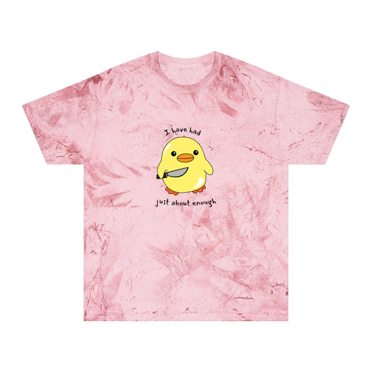 Kawaii duck Unisex Color Blast T-Shirt