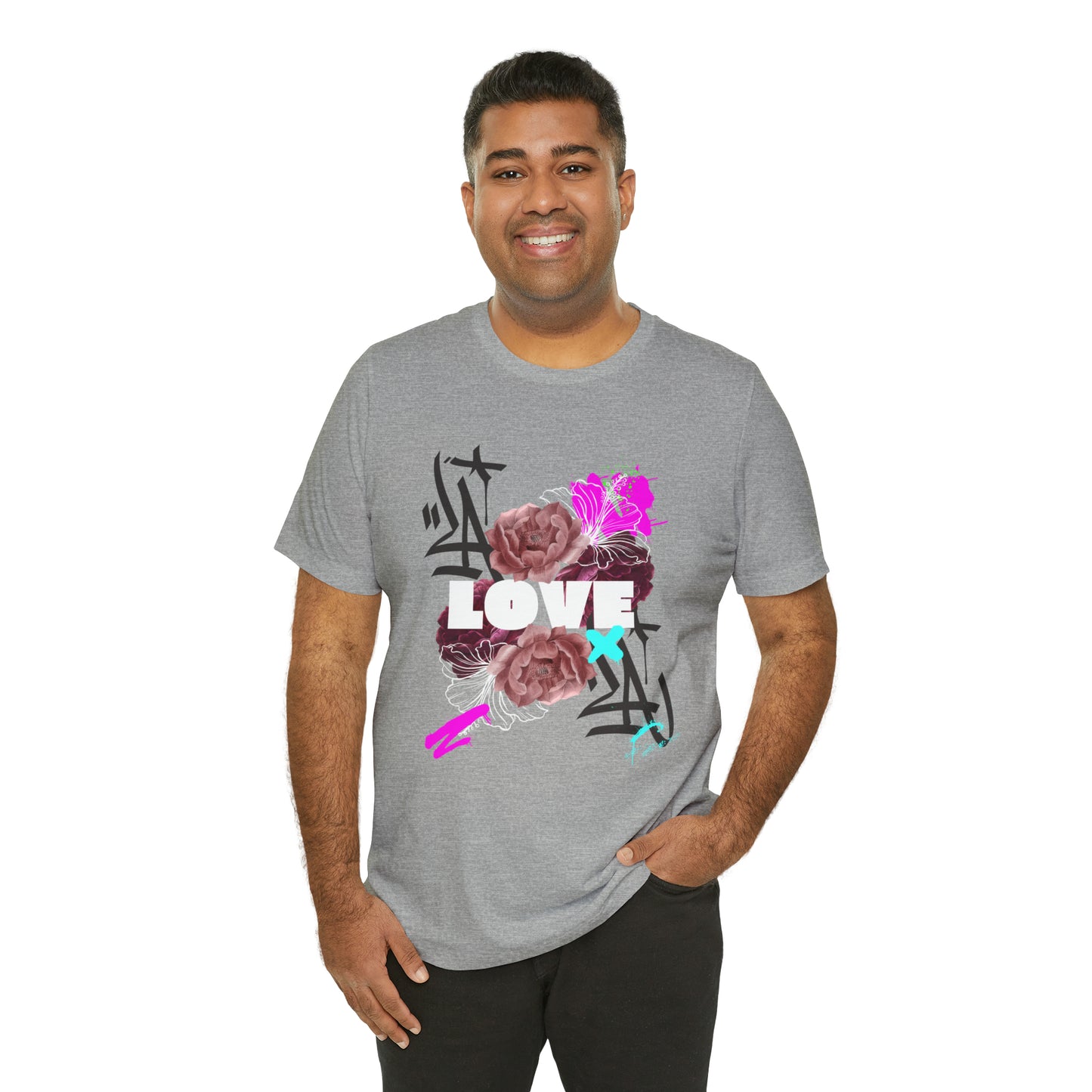 Love Urban streetwear Unisex Jersey Short Sleeve Tee