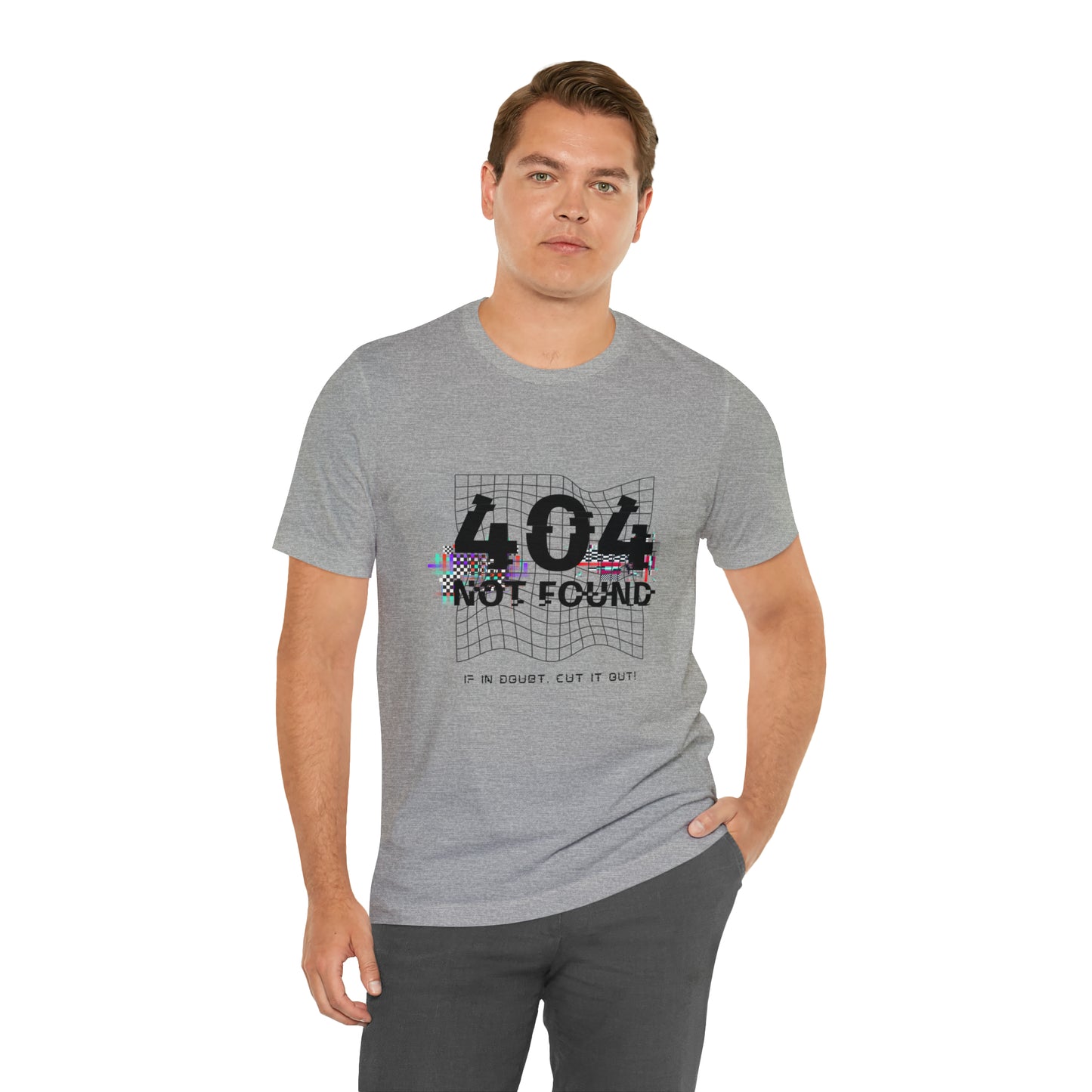 404 Not found Unisex Jersey Short Sleeve Tee