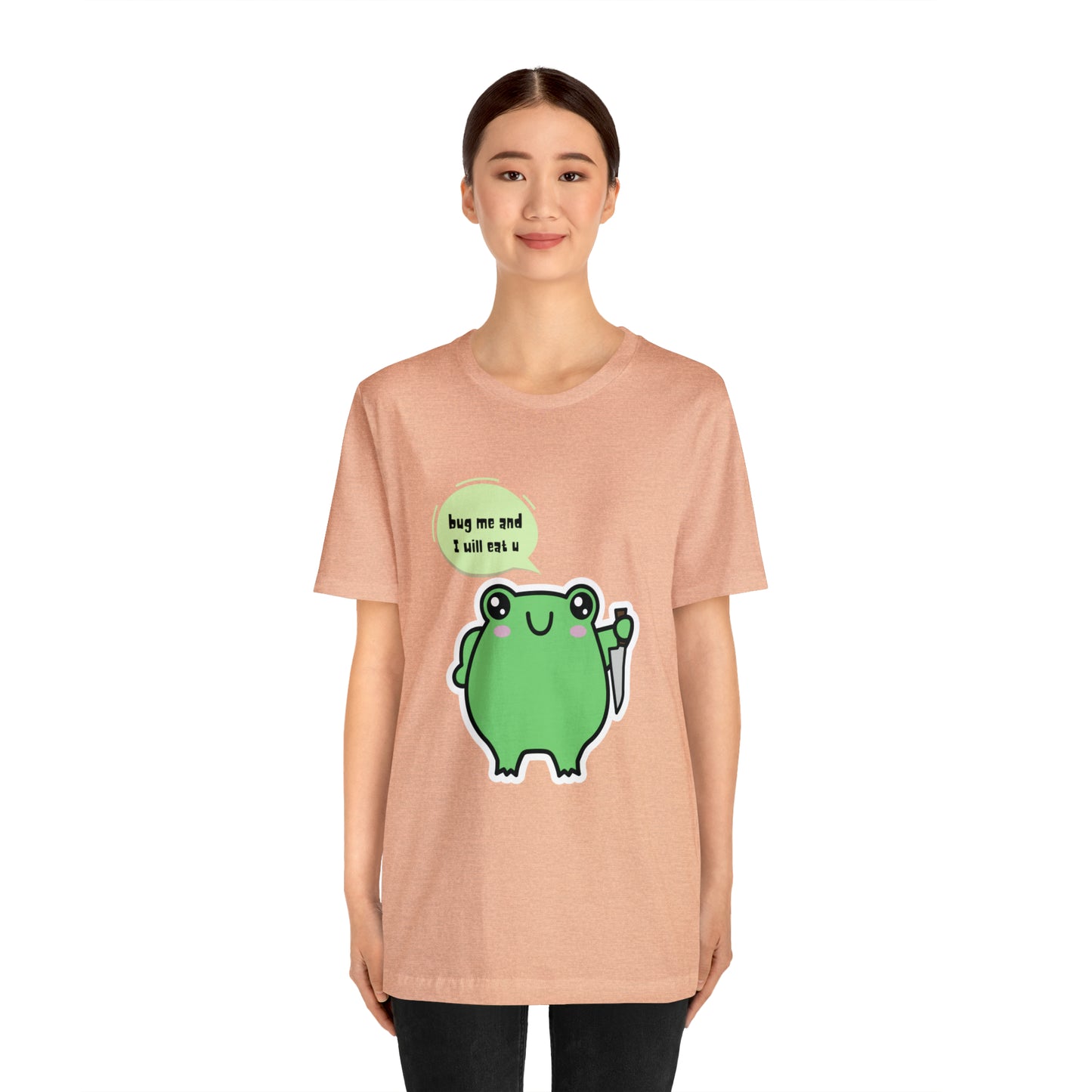 Frog kawaii cute Unisex Jersey Short Sleeve Tee