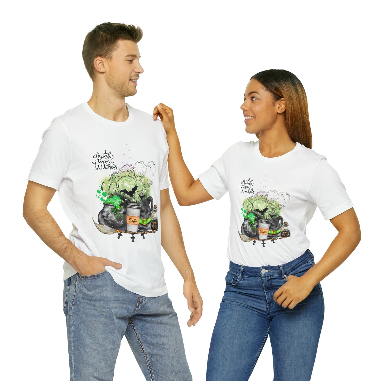 Halloween Witch Unisex Jersey Short Sleeve Tee