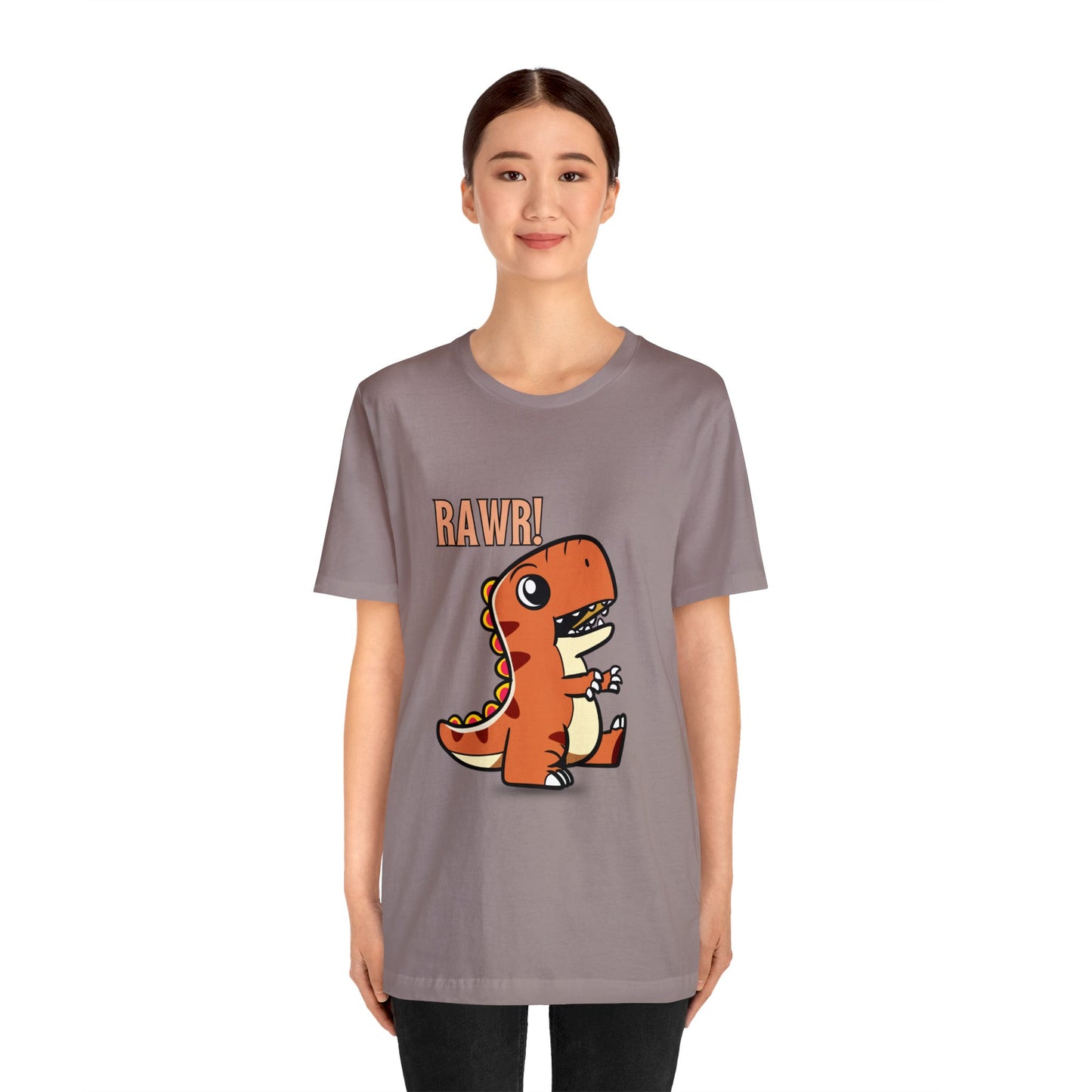 Rawr Dinosaur Cute Unisex Jersey Short Sleeve Tee