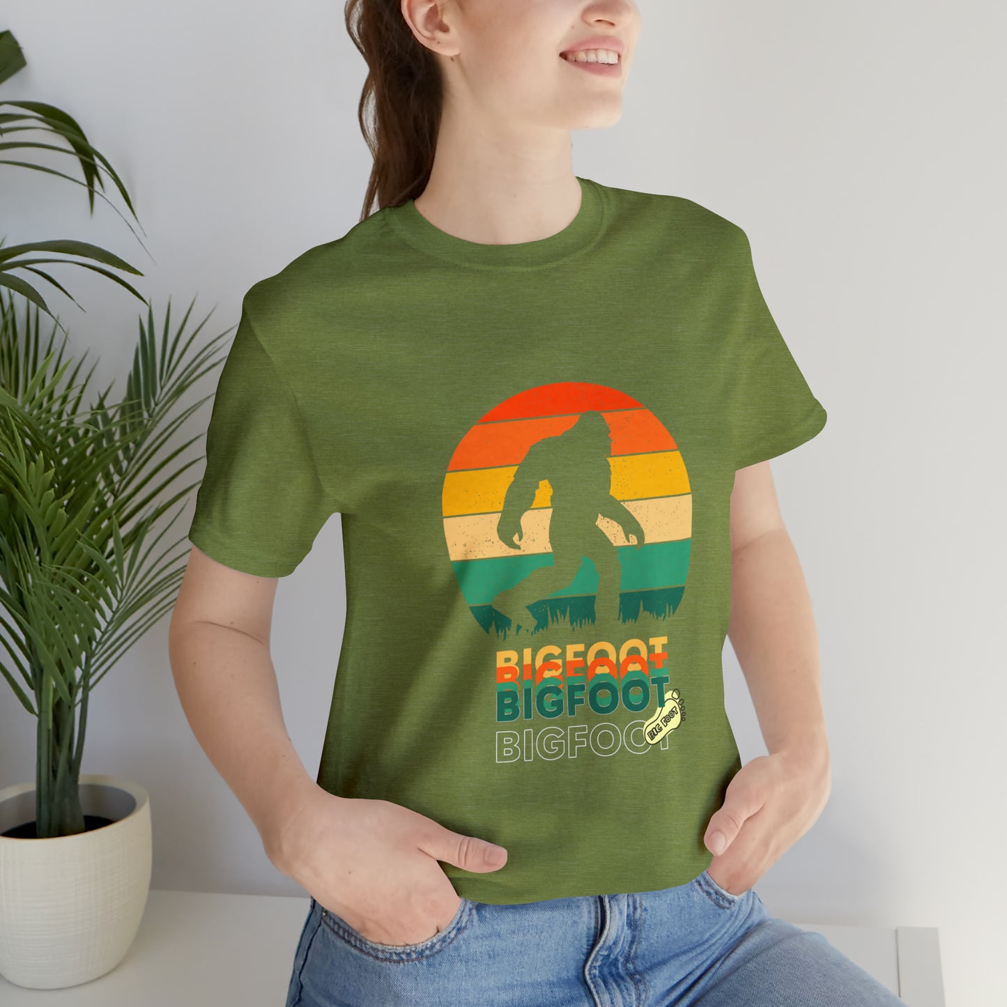 Bigfoot retro Unisex Jersey Short Sleeve Tee