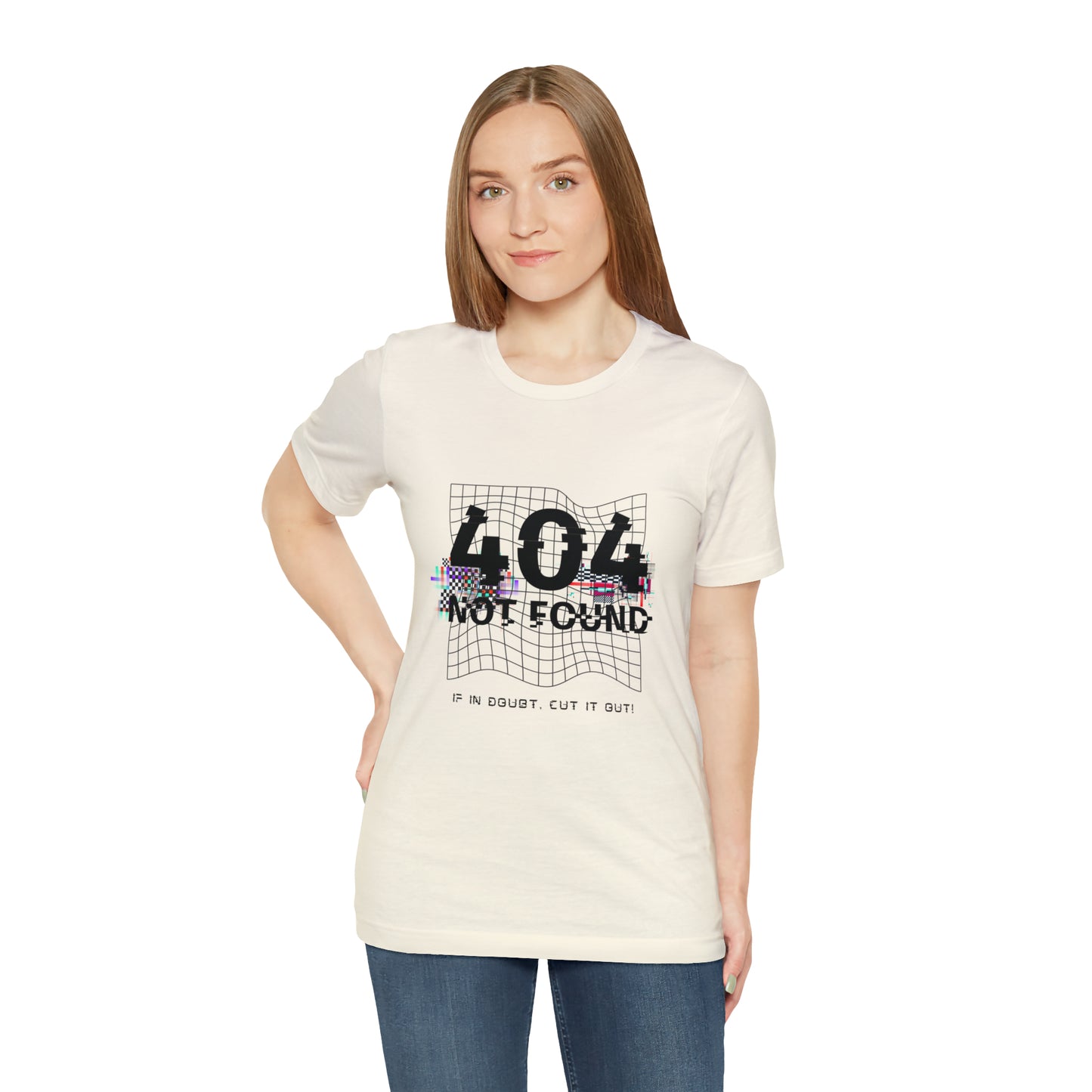 404 Not found Unisex Jersey Short Sleeve Tee