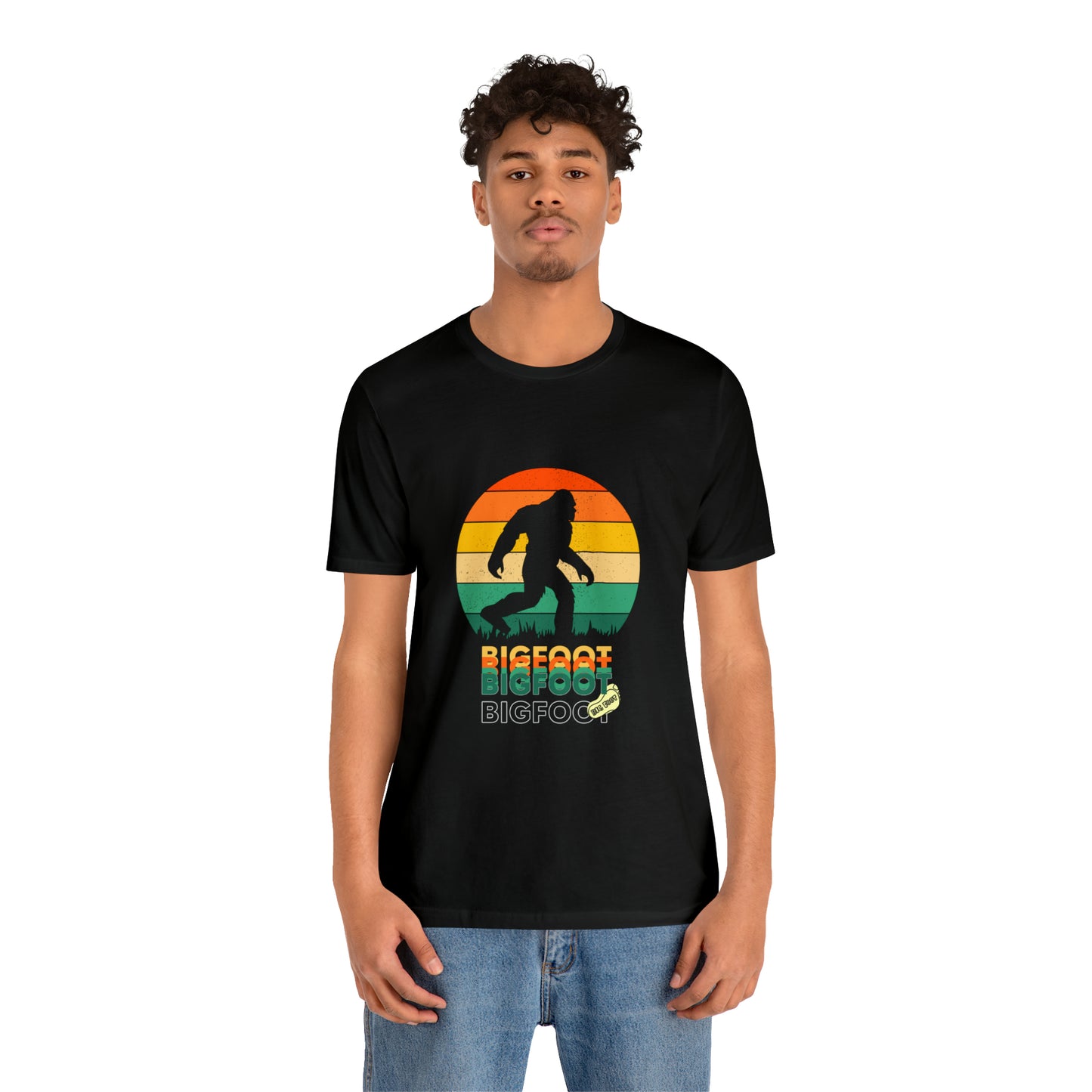 Bigfoot retro Unisex Jersey Short Sleeve Tee