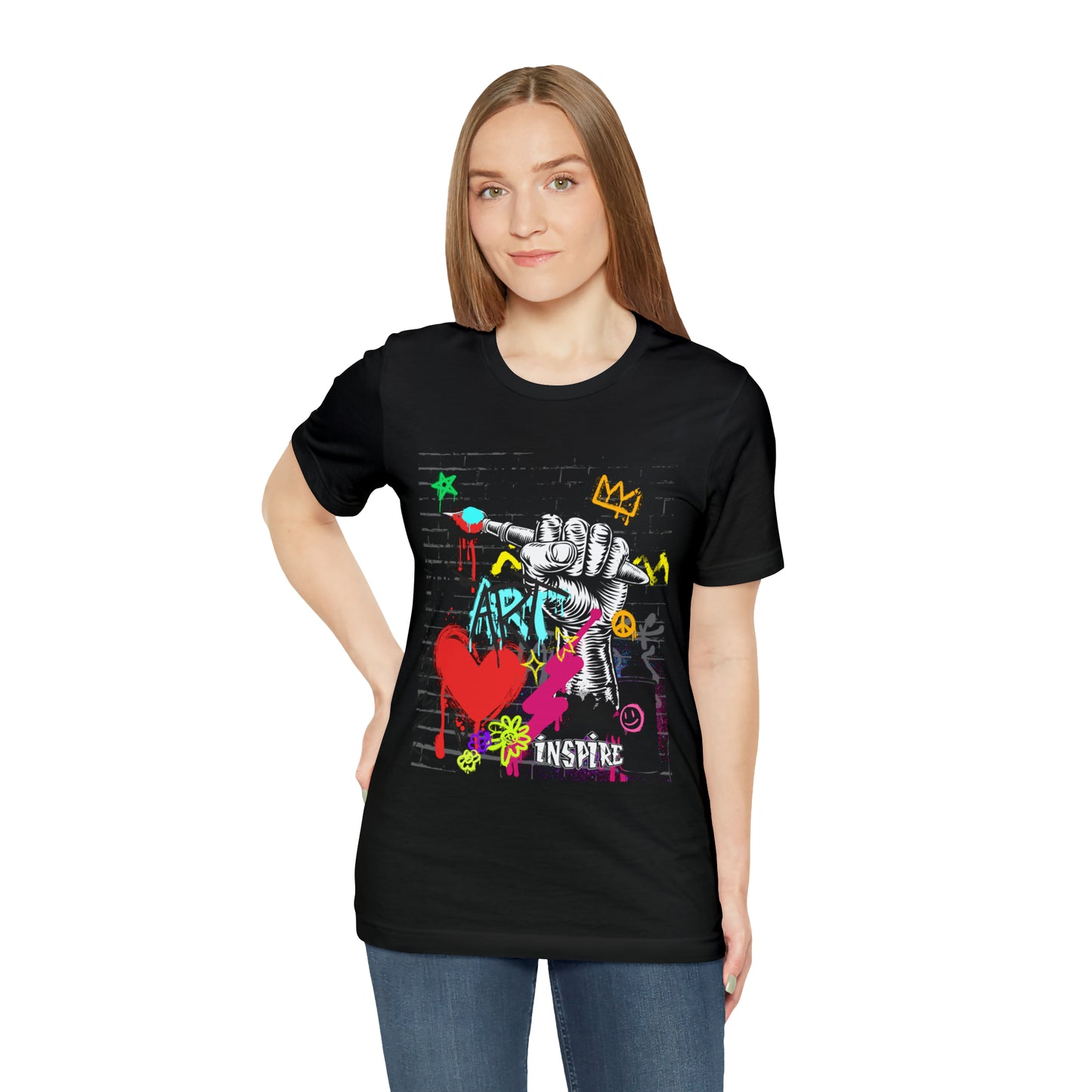 Artist graffiti urban Unisex Jersey Short Sleeve Tee