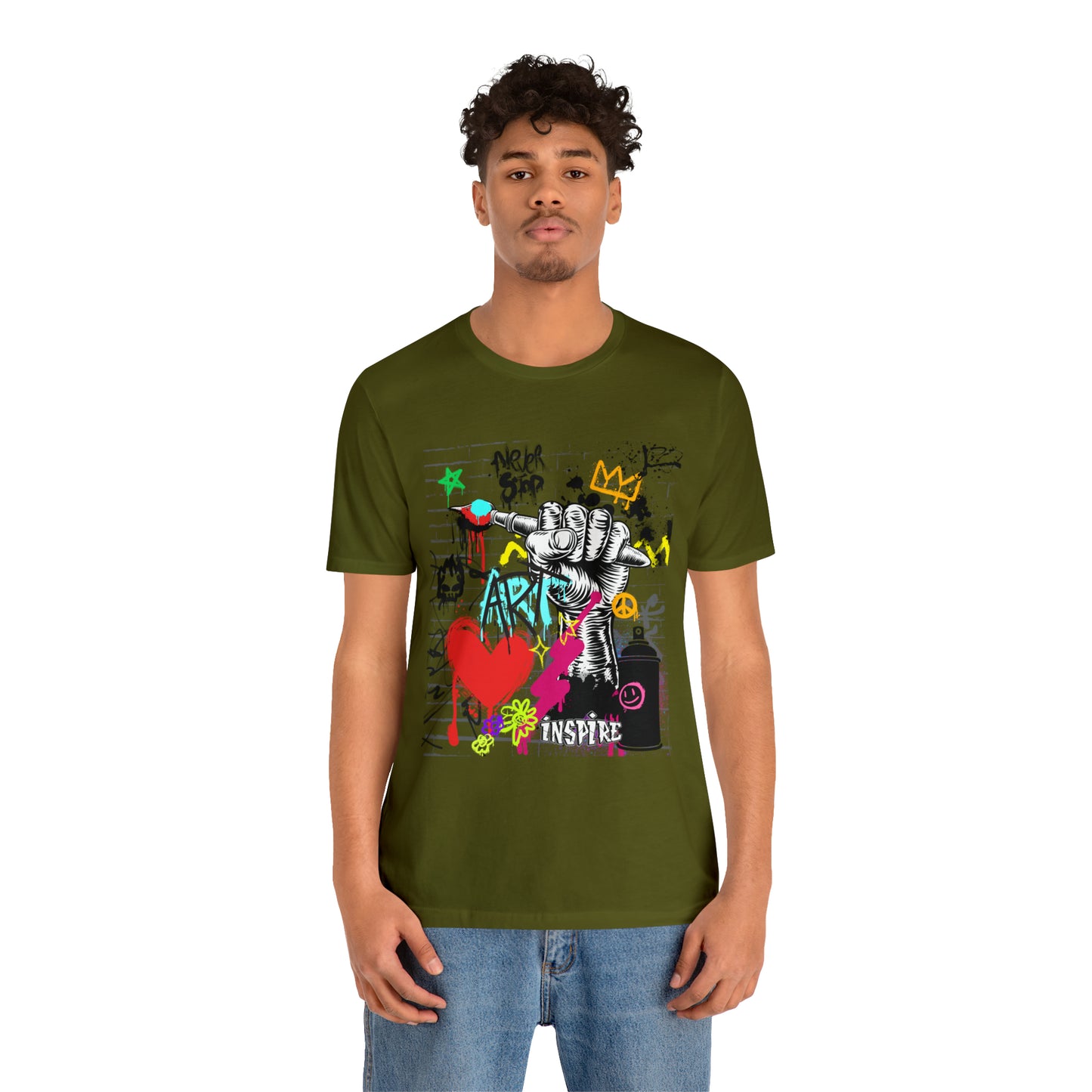 Artist graffiti urban Unisex Jersey Short Sleeve Tee