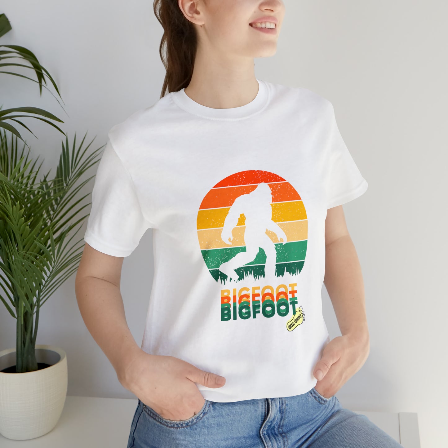 Bigfoot retro Unisex Jersey Short Sleeve Tee