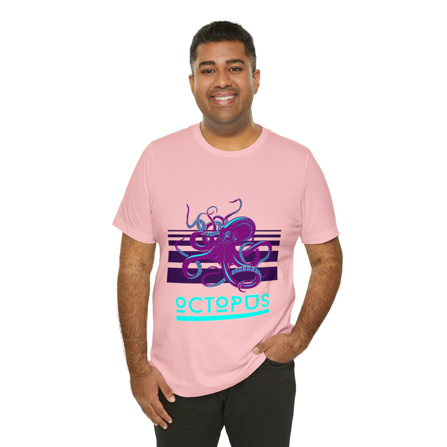 Octopus retro Unisex Jersey Short Sleeve Tee