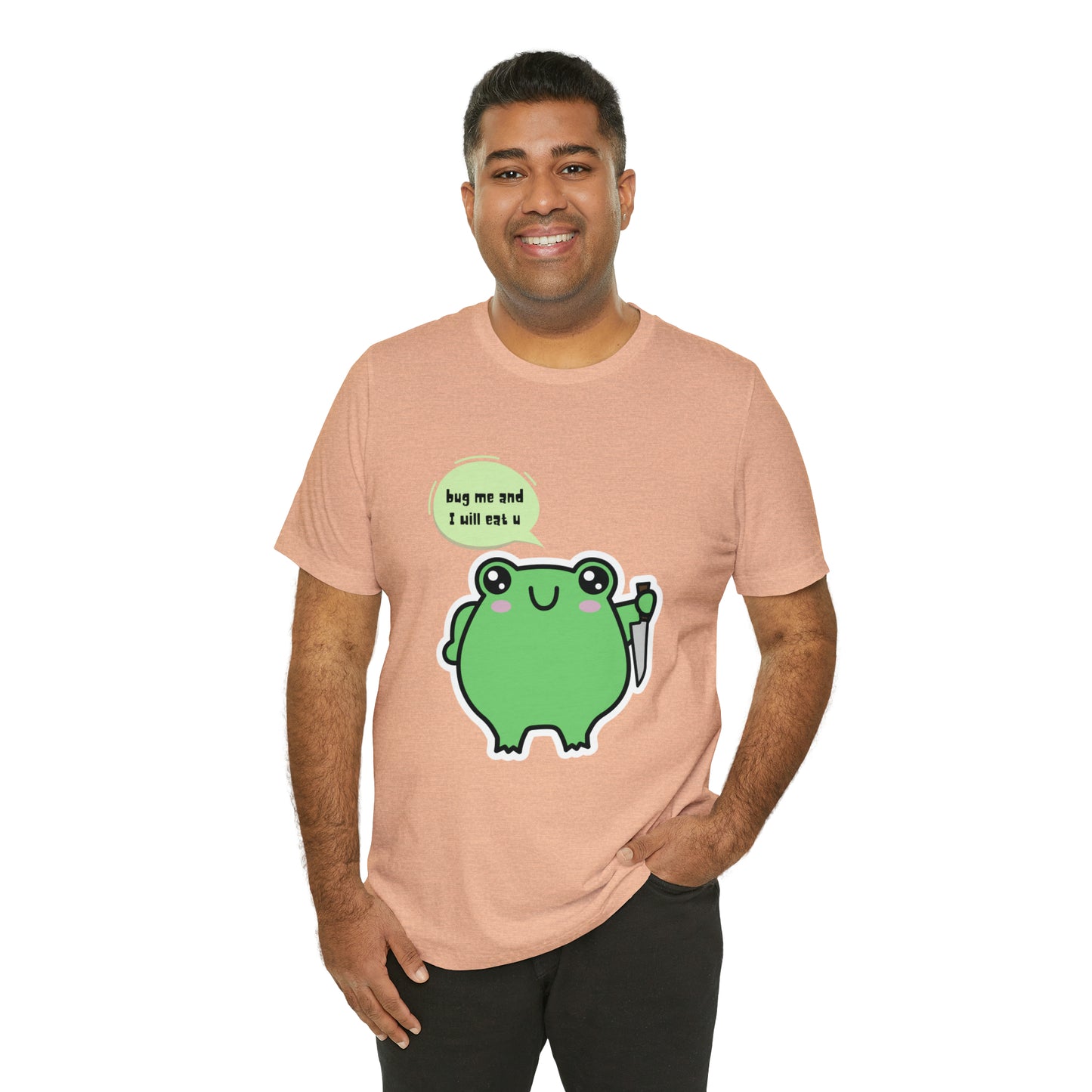 Frog kawaii cute Unisex Jersey Short Sleeve Tee