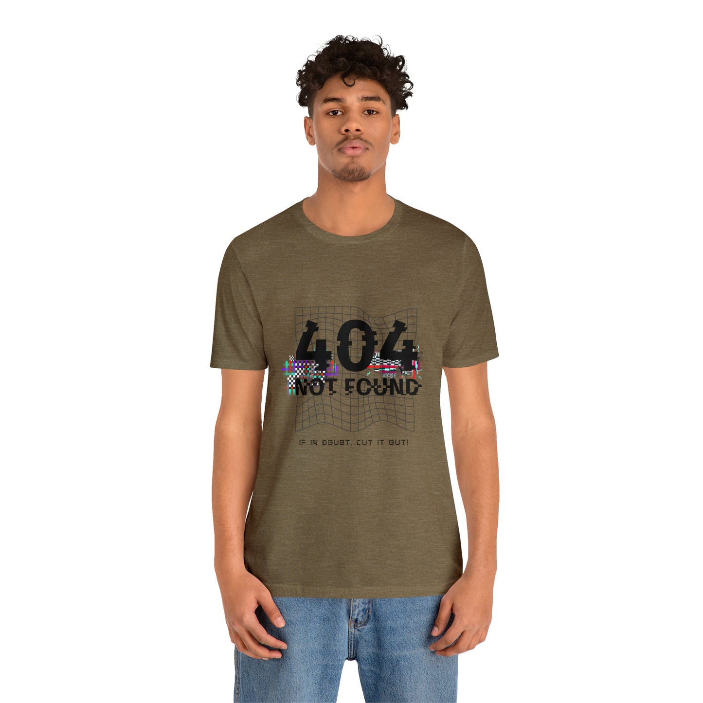 404 Not found Unisex Jersey Short Sleeve Tee