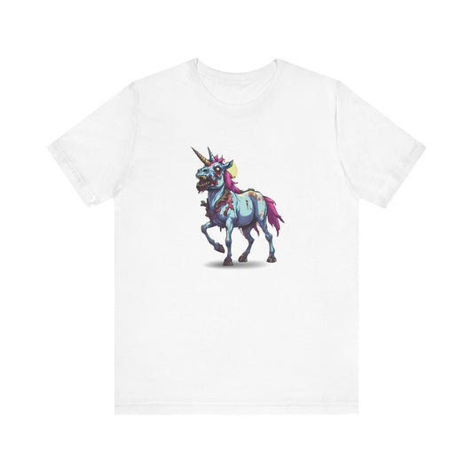 Zombie unicorn Unisex Jersey Short Sleeve Tee