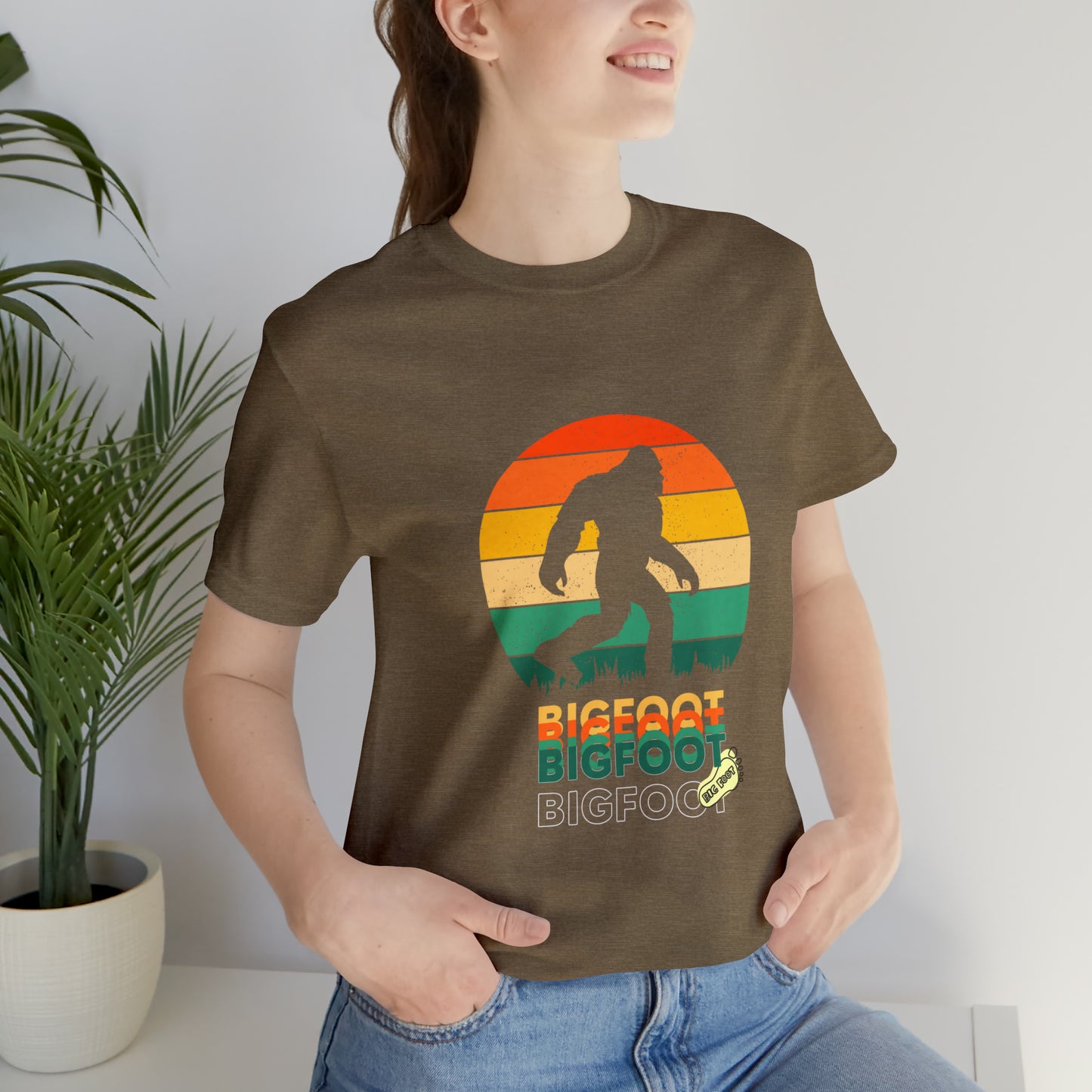 Bigfoot retro Unisex Jersey Short Sleeve Tee