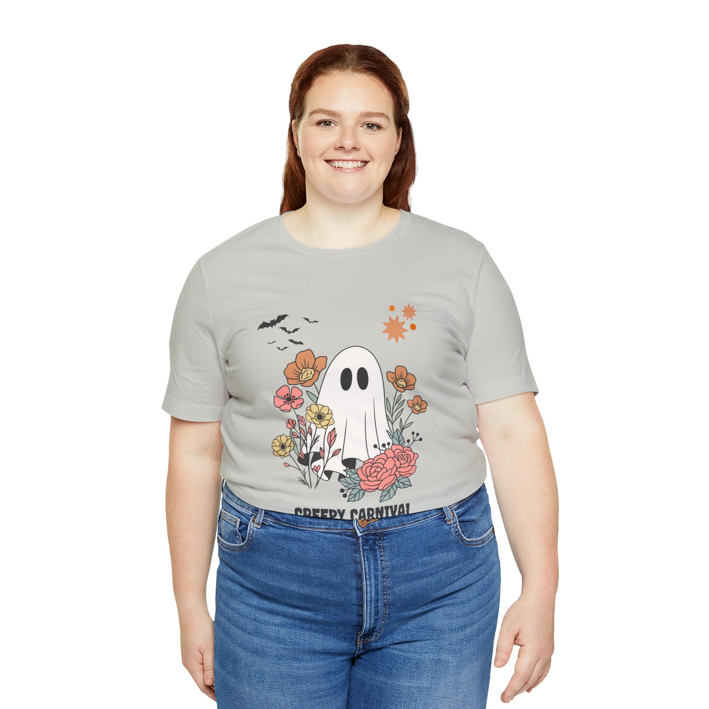 Halloween creepy carnival Unisex Jersey Short Sleeve Tee