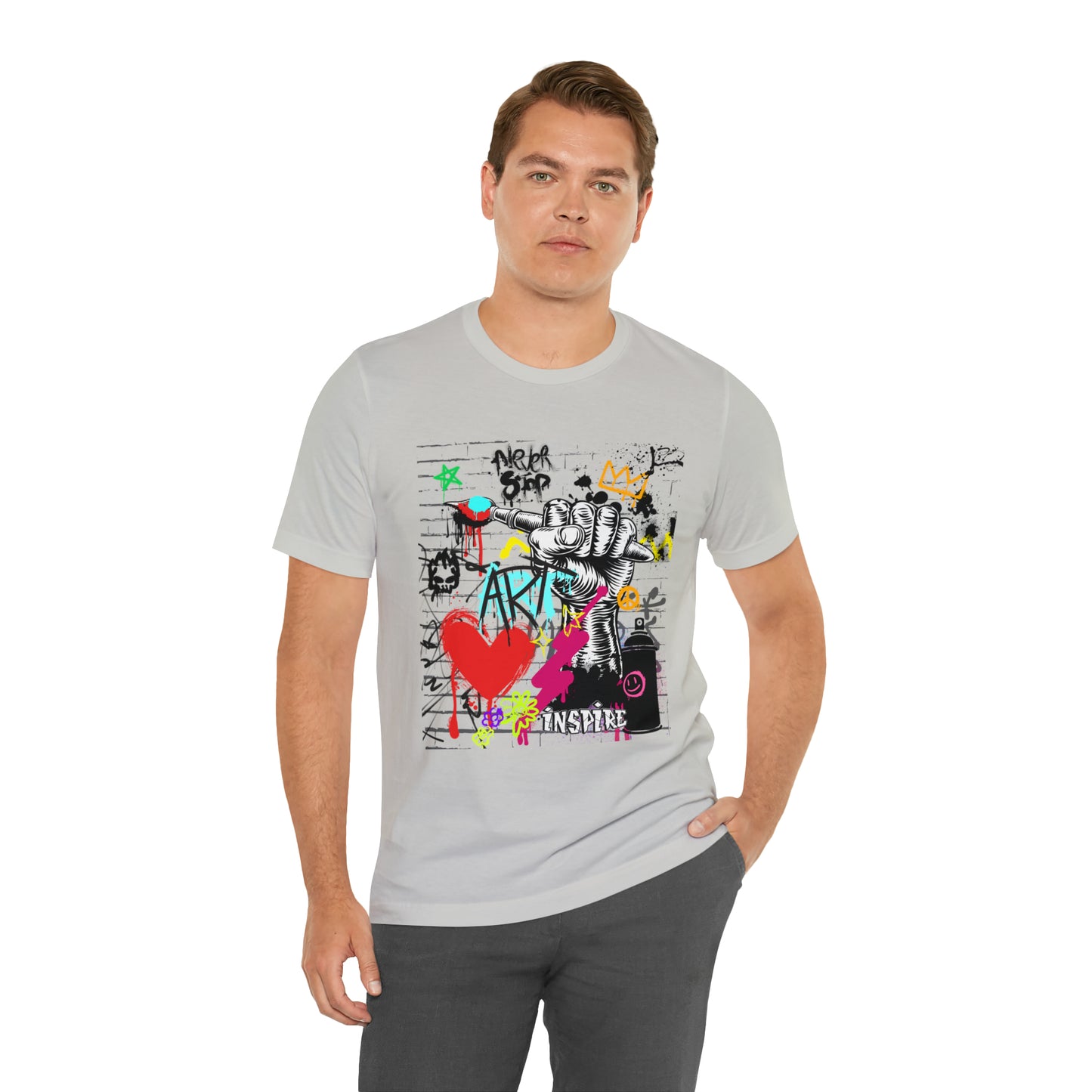 Artist graffiti urban Unisex Jersey Short Sleeve Tee