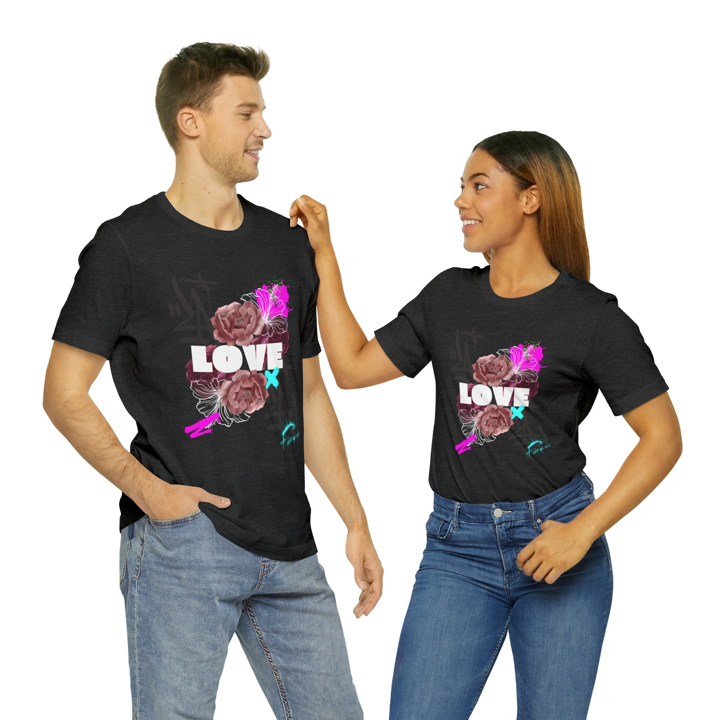 Love Urban streetwear Unisex Jersey Short Sleeve Tee