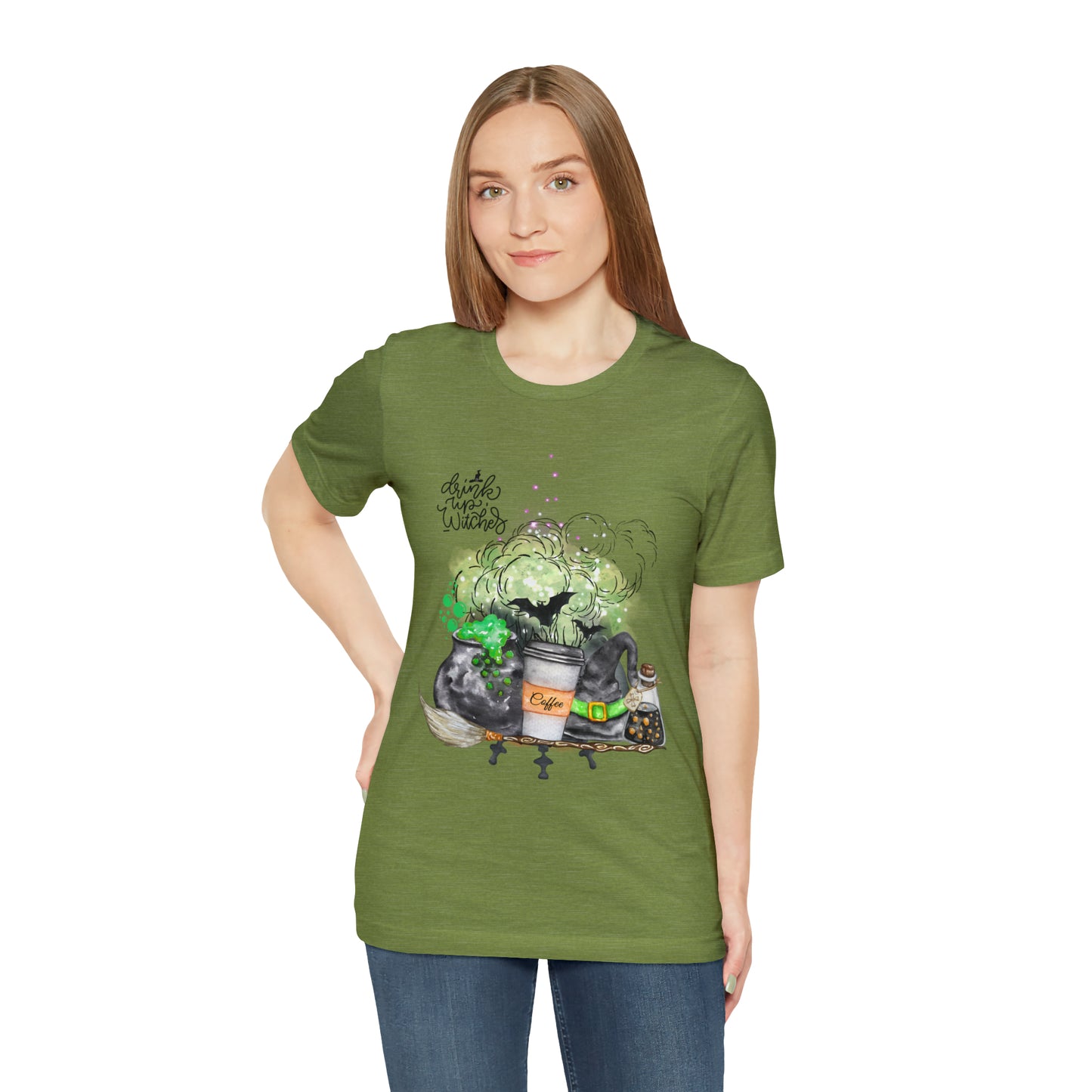 Halloween Witch Unisex Jersey Short Sleeve Tee