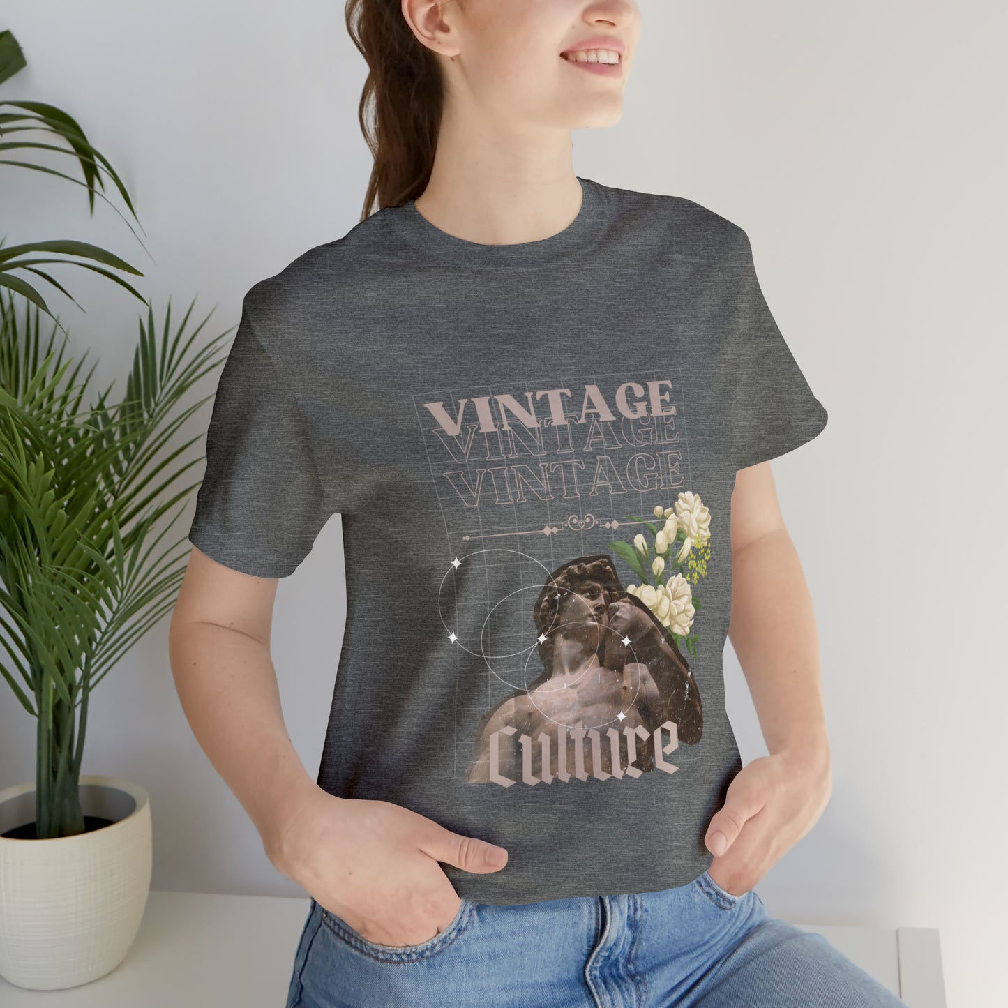 Vintage culture streetwear Unisex Jersey Short Sleeve Tee