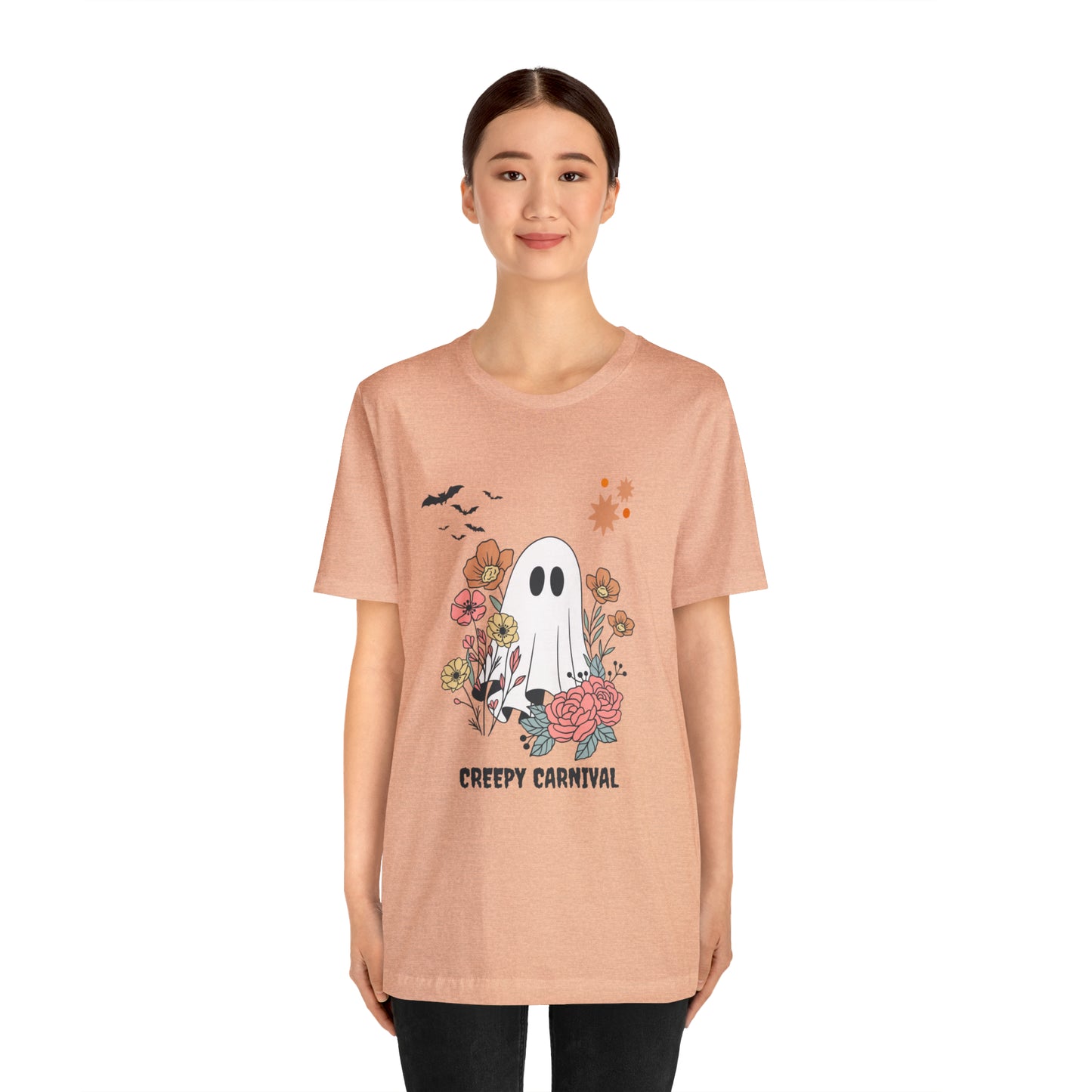 Halloween creepy carnival Unisex Jersey Short Sleeve Tee