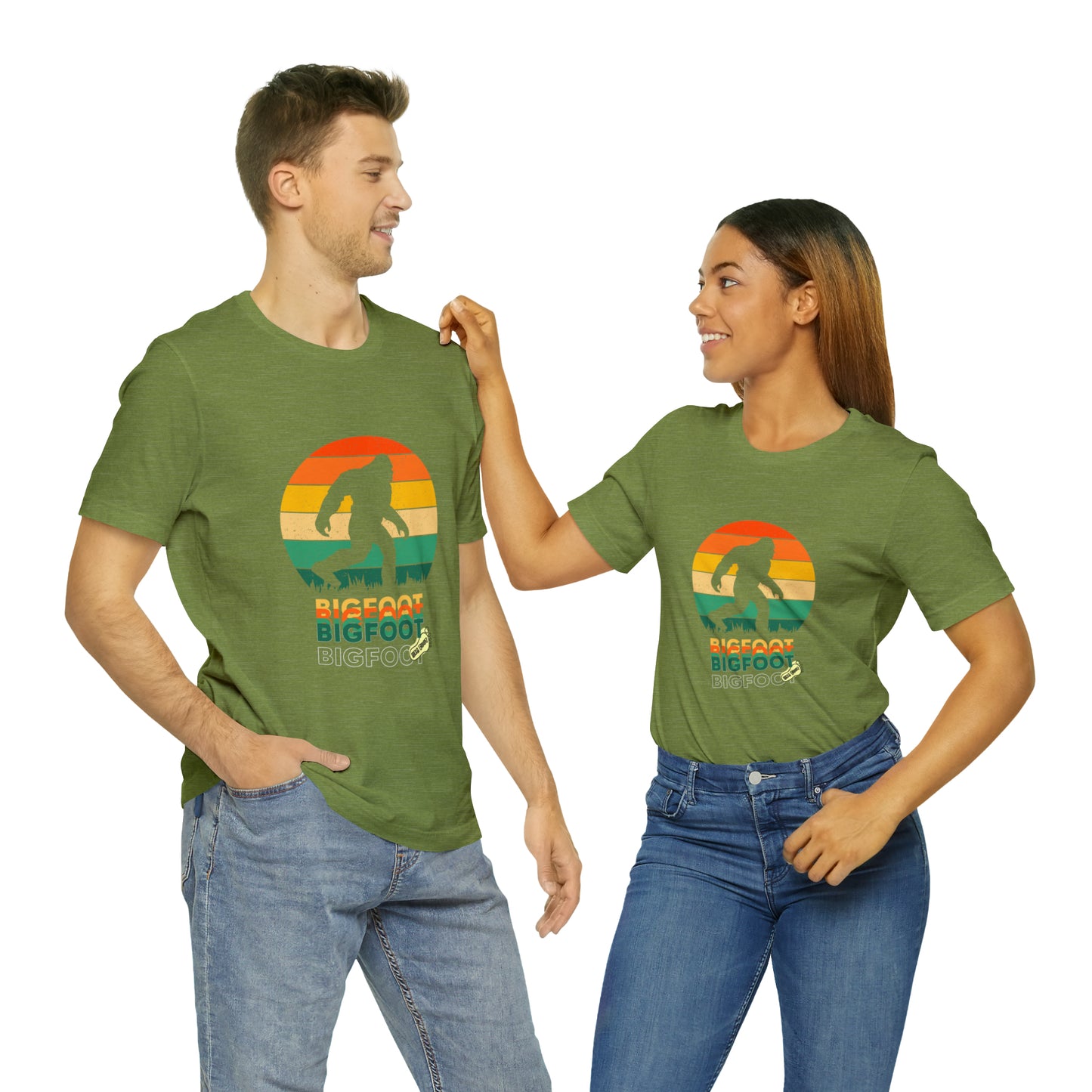 Bigfoot retro Unisex Jersey Short Sleeve Tee