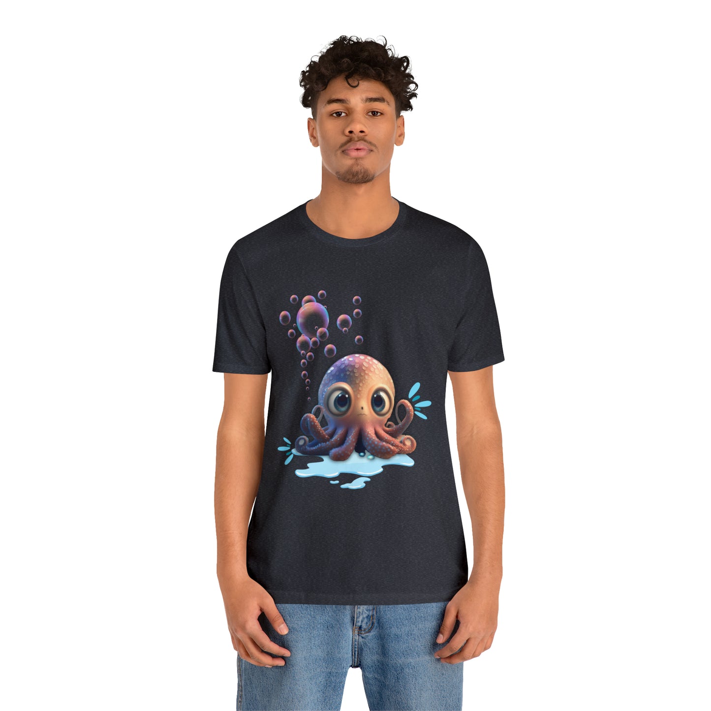 Kawaii Octopus Unisex Jersey Short Sleeve Tee