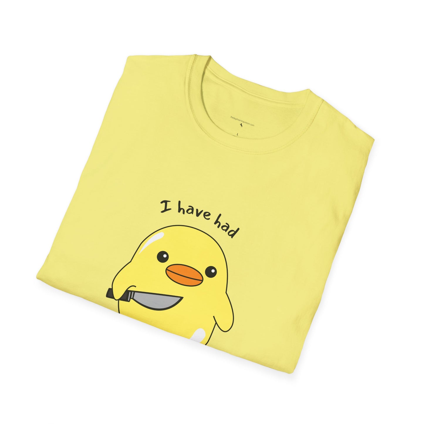 Cute Angry Chick Unisex Softstyle T-Shirt