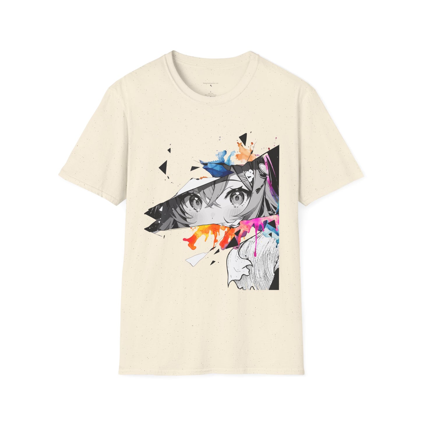 Anime girl Unisex Softstyle T-Shirt